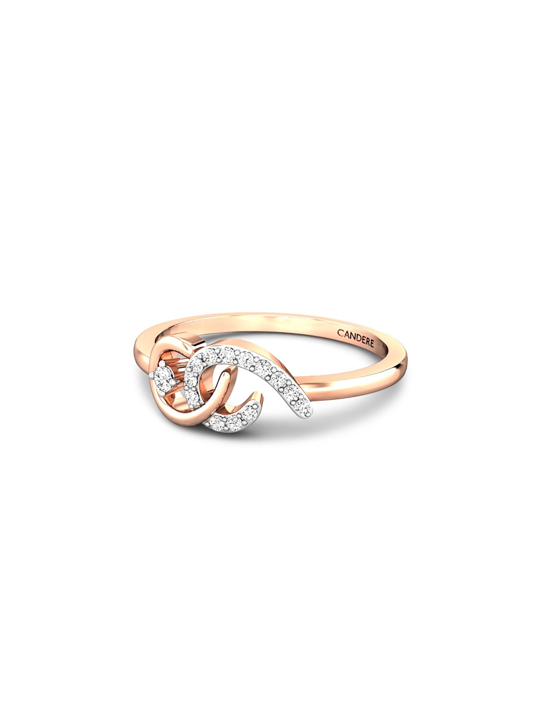 CANDERE A KALYAN JEWELLERS COMPANY 18KT Rose Gold Diamond-Studded Finger Ring-2.34gm
CANDERE A KALYAN JEWELLERS COMPANY 18KT Rose Gold Diamond-Studded Finger Ring-2.34gm