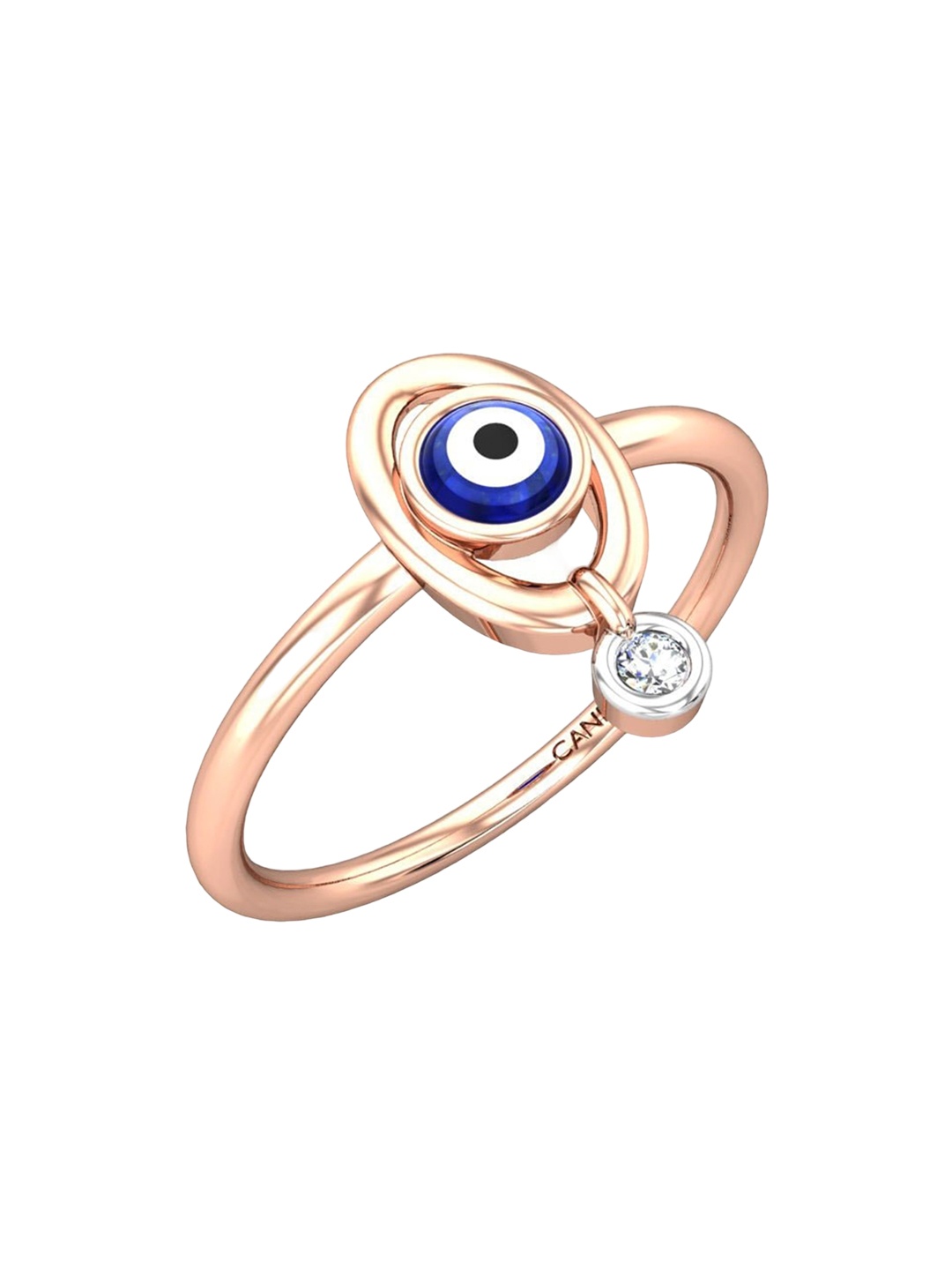 CANDERE A KALYAN JEWELLERS COMPANY 14KT (585) Rose Gold Diamond Studded Ring-1.77 gm
CANDERE A KALYAN JEWELLERS COMPANY 14KT (585) Rose Gold Diamond Studded Ring-1.77 gm