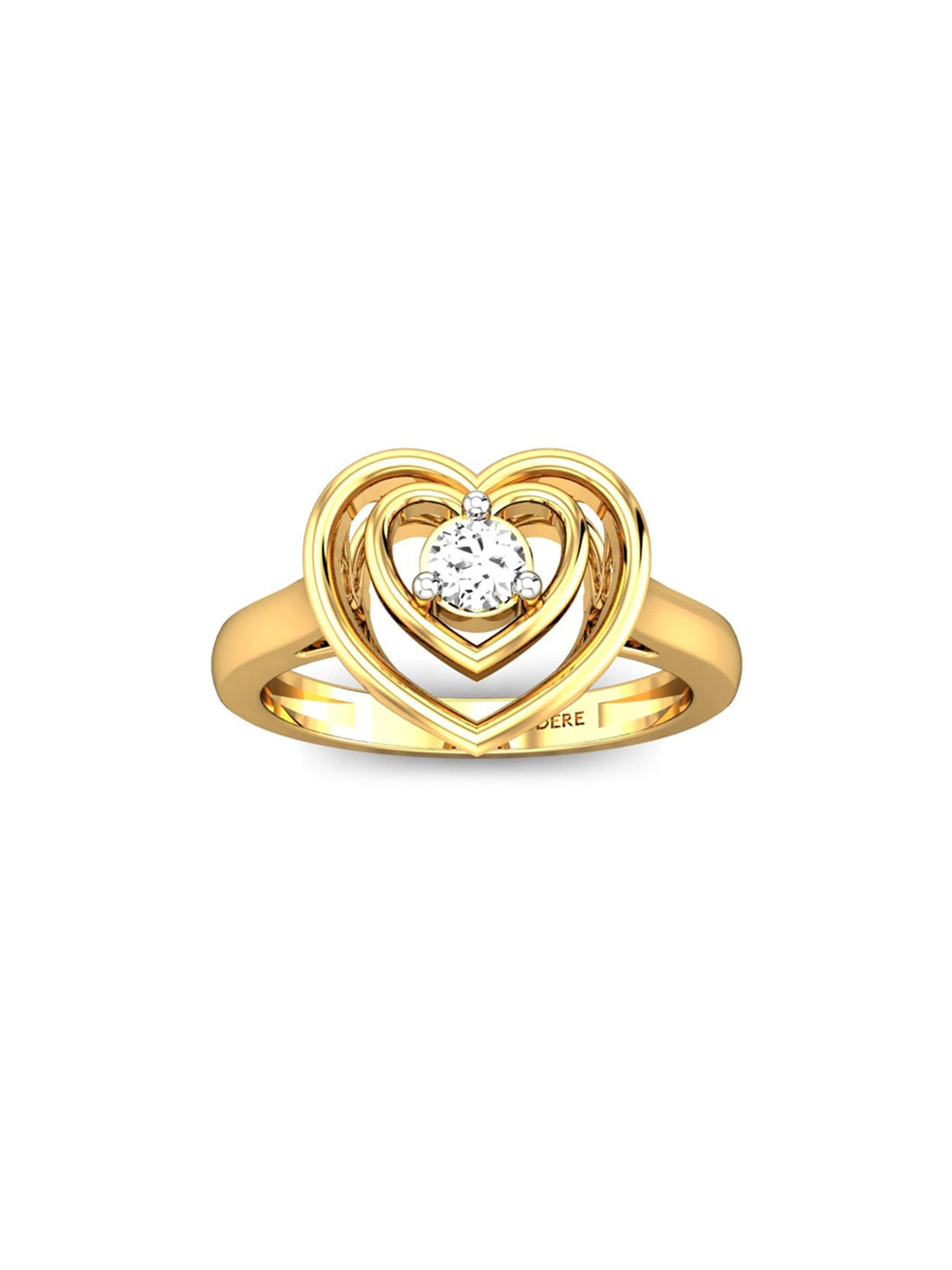 CANDERE A KALYAN JEWELLERS COMPANY 18KT (750) Gold Diamond Studded Finger Ring-3.36gm
CANDERE A KALYAN JEWELLERS COMPANY 18KT (750) Gold Diamond Studded Finger Ring-3.36gm