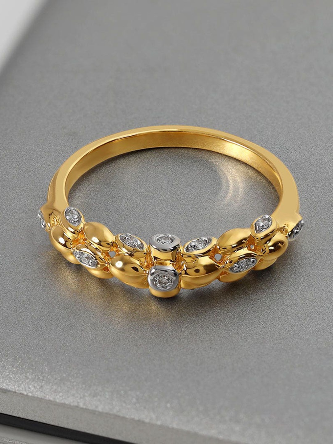CANDERE A KALYAN JEWELLERS COMPANY BIS Hallmark 18KT Gold Diamond Finger Ring-3.24gm
CANDERE A KALYAN JEWELLERS COMPANY BIS Hallmark 18KT Gold Diamond Finger Ring-3.24gm