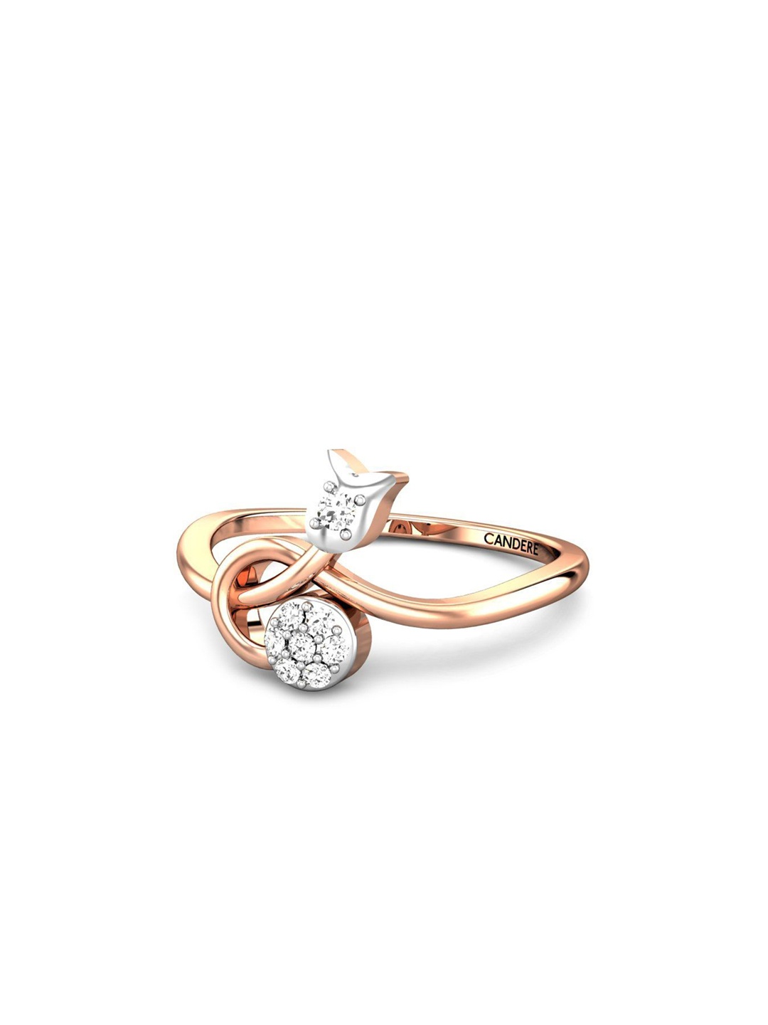 CANDERE A KALYAN JEWELLERS COMPANY 14KT Rose Gold Diamond-Studded Finger Ring-1.57gm
CANDERE A KALYAN JEWELLERS COMPANY 14KT Rose Gold Diamond-Studded Finger Ring-1.57gm