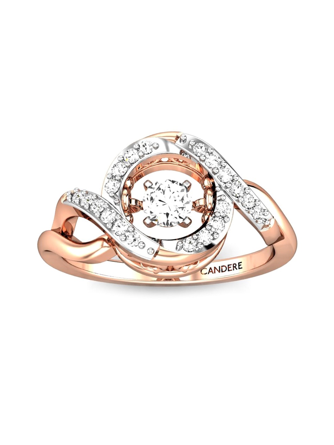 CANDERE A KALYAN JEWELLERS COMPANY 18KT (750) Rose Gold Diamond Studded Ring-1.9 gm
CANDERE A KALYAN JEWELLERS COMPANY 18KT (750) Rose Gold Diamond Studded Ring-1.9 gm
