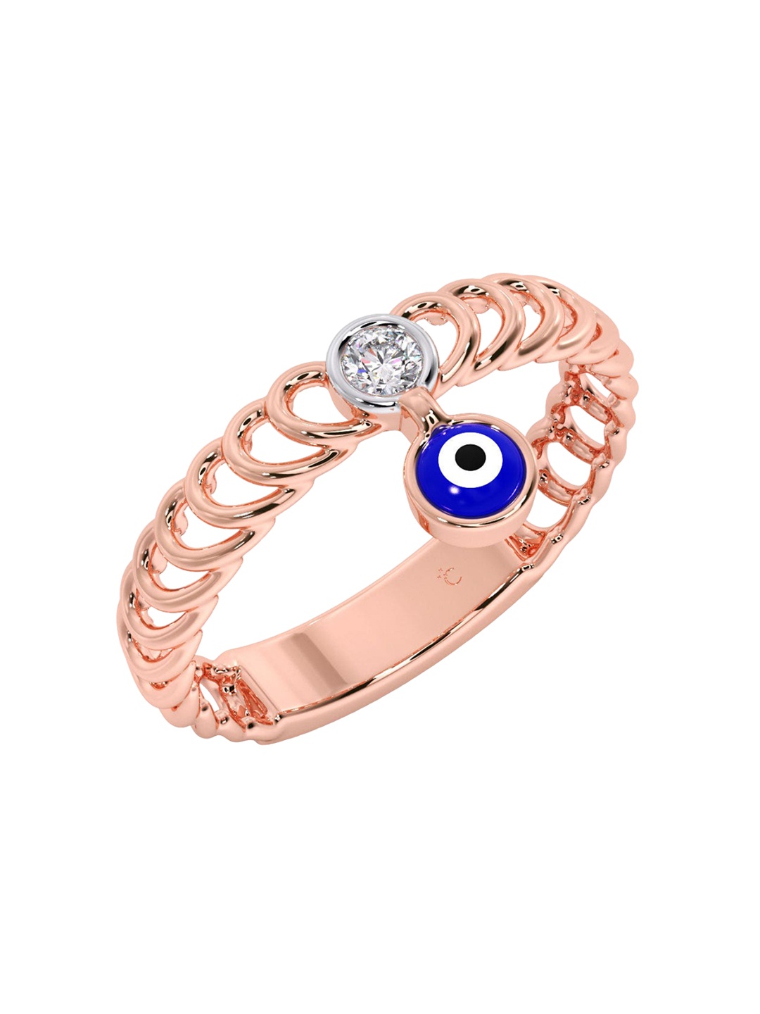 CANDERE A KALYAN JEWELLERS COMPANY 14KT (585) Rose Gold Diamond Studded Ring-0.07gm
CANDERE A KALYAN JEWELLERS COMPANY 14KT (585) Rose Gold Diamond Studded Ring-0.07gm