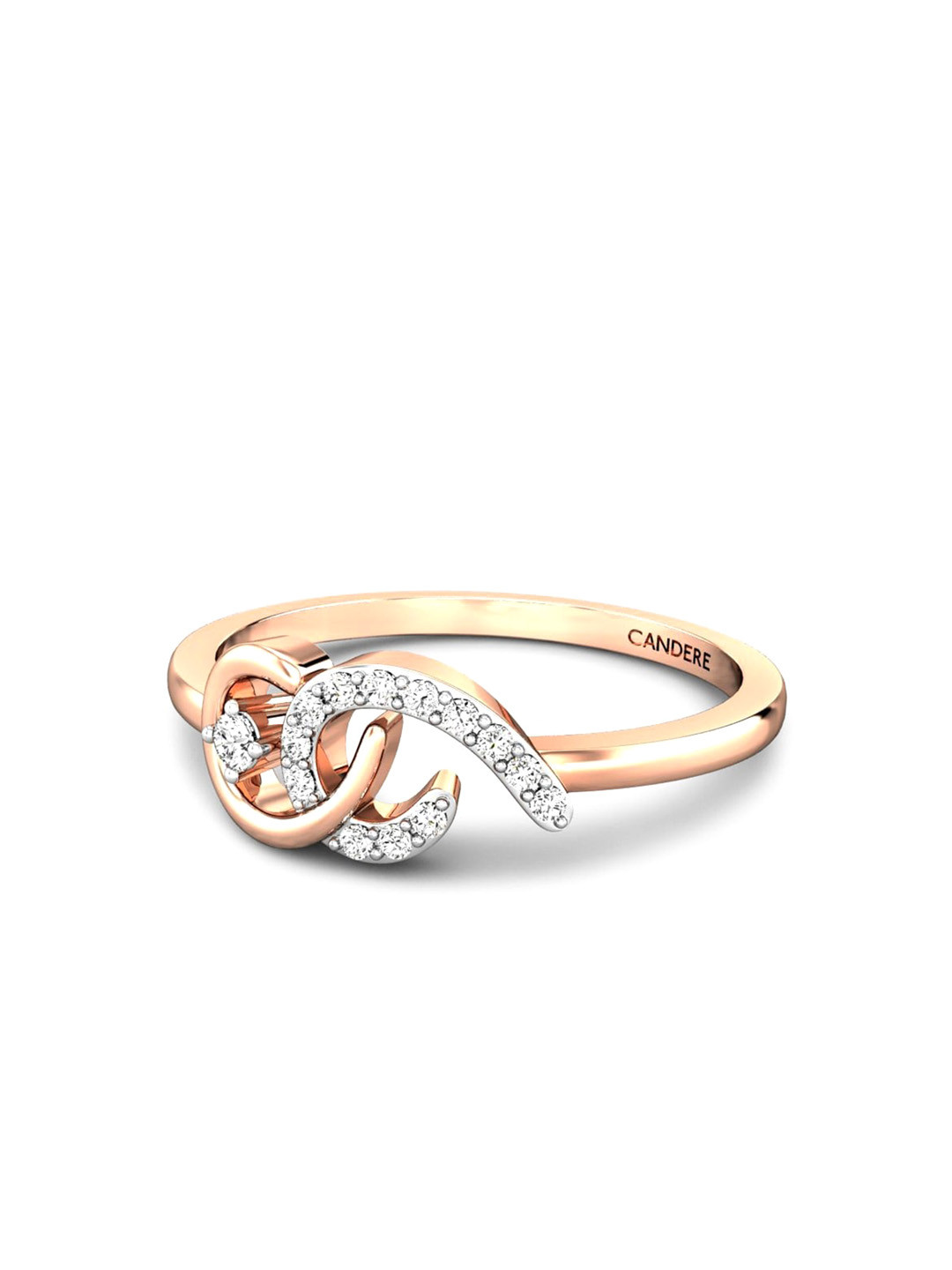 CANDERE A KALYAN JEWELLERS COMPANY 18KT (750) Rose Gold Diamond Studded Ring-1.91 gm
CANDERE A KALYAN JEWELLERS COMPANY 18KT (750) Rose Gold Diamond Studded Ring-1.91 gm
