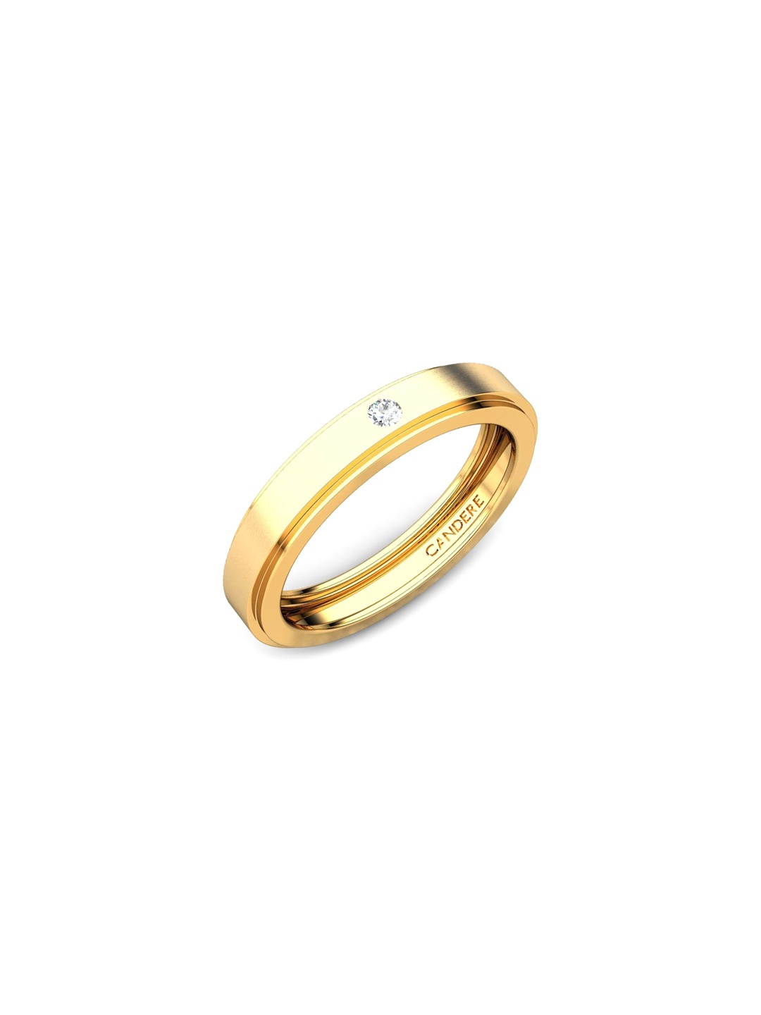 CANDERE A KALYAN JEWELLERS COMPANY 18KT (750) Gold Diamond Studded Ring-4.17 gm
CANDERE A KALYAN JEWELLERS COMPANY 18KT (750) Gold Diamond Studded Ring-4.17 gm