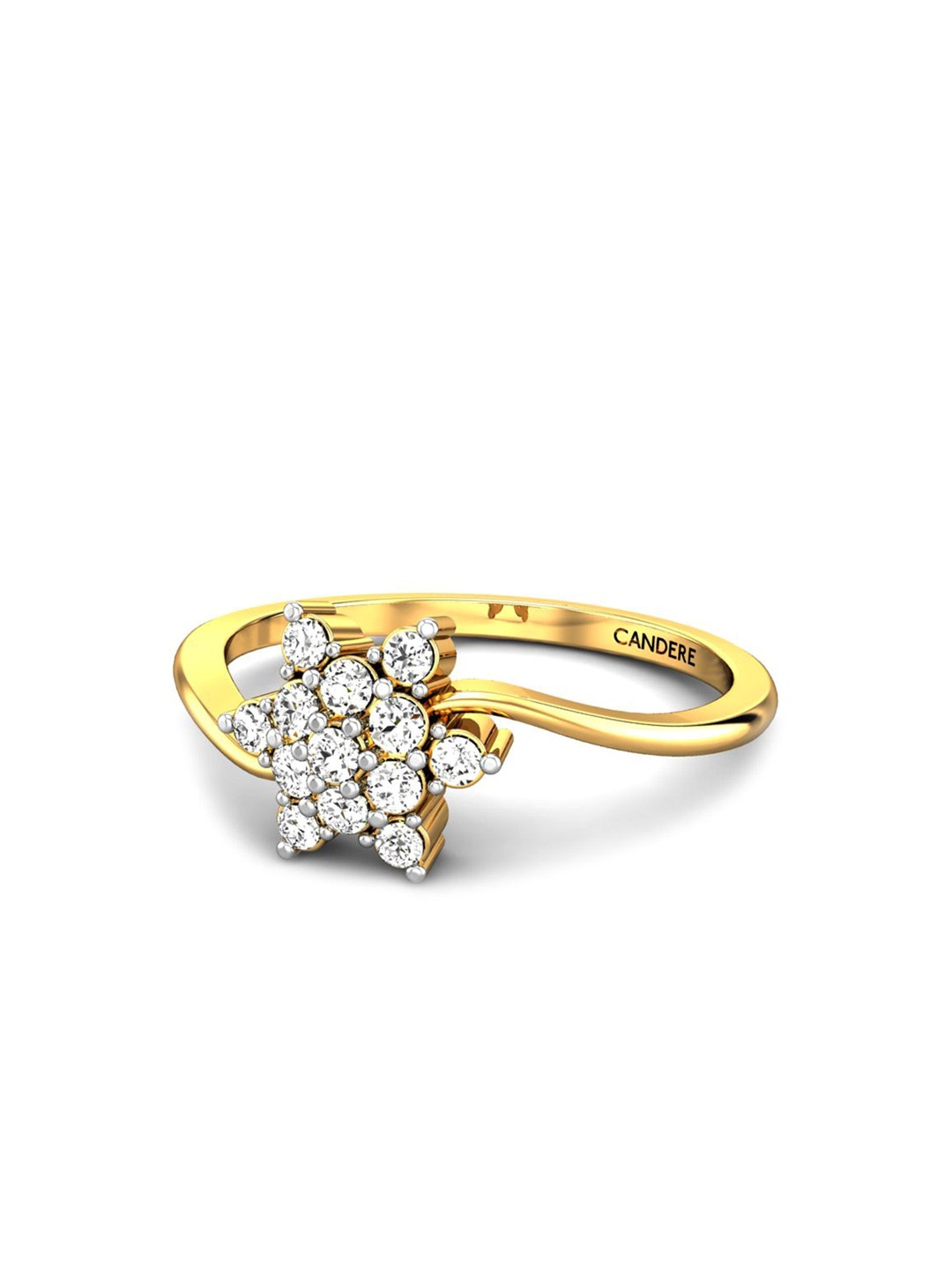 CANDERE A KALYAN JEWELLERS COMPANY BIS Hallmark 18KT Gold Diamond Finger Ring-1.83gm
CANDERE A KALYAN JEWELLERS COMPANY BIS Hallmark 18KT Gold Diamond Finger Ring-1.83gm