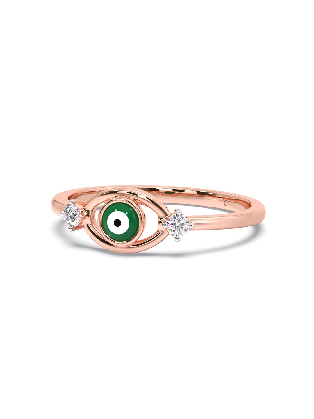 CANDERE A KALYAN JEWELLERS COMPANY 18KT Rose Gold Diamond-Studded Finger Ring-1.92gm
CANDERE A KALYAN JEWELLERS COMPANY 18KT Rose Gold Diamond-Studded Finger Ring-1.92gm