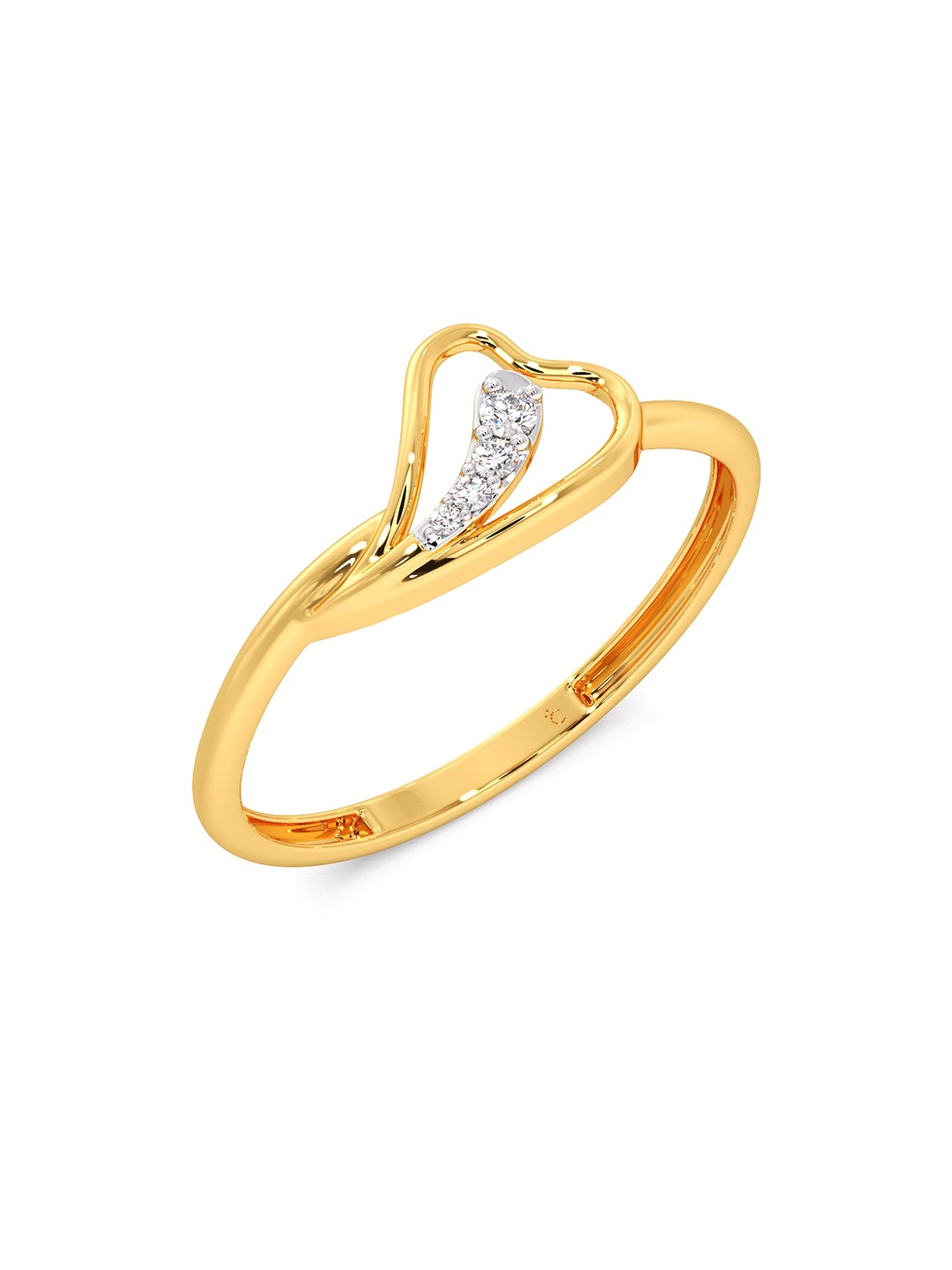 CANDERE A KALYAN JEWELLERS COMPANY BIS Hallmark 14KT Gold Diamond Finger Ring-0.75gm
CANDERE A KALYAN JEWELLERS COMPANY BIS Hallmark 14KT Gold Diamond Finger Ring-0.75gm