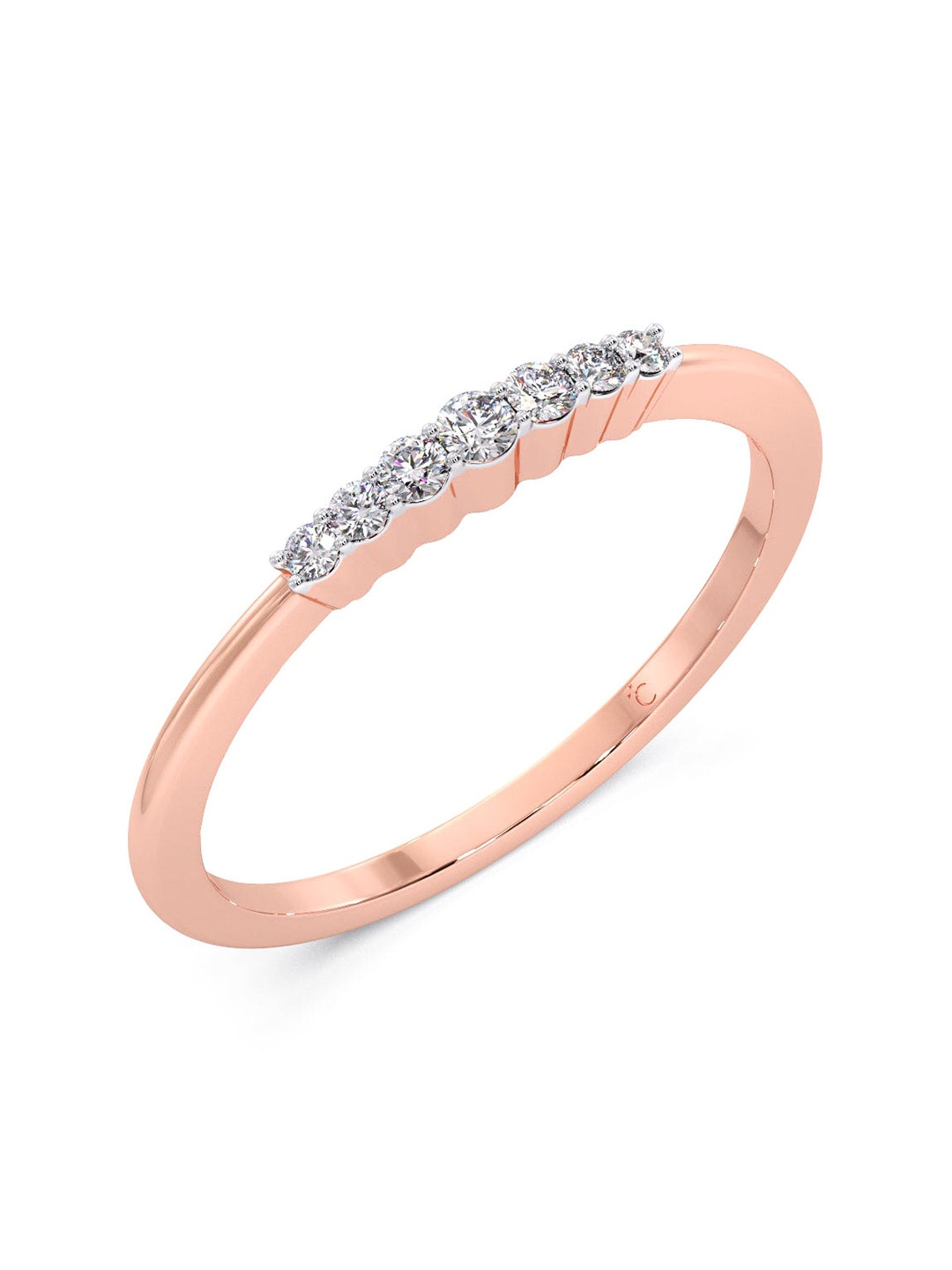 CANDERE A KALYAN JEWELLERS COMPANY 14KT Rose Gold Diamond-Studded Finger Ring-1.4gm
CANDERE A KALYAN JEWELLERS COMPANY 14KT Rose Gold Diamond-Studded Finger Ring-1.4gm