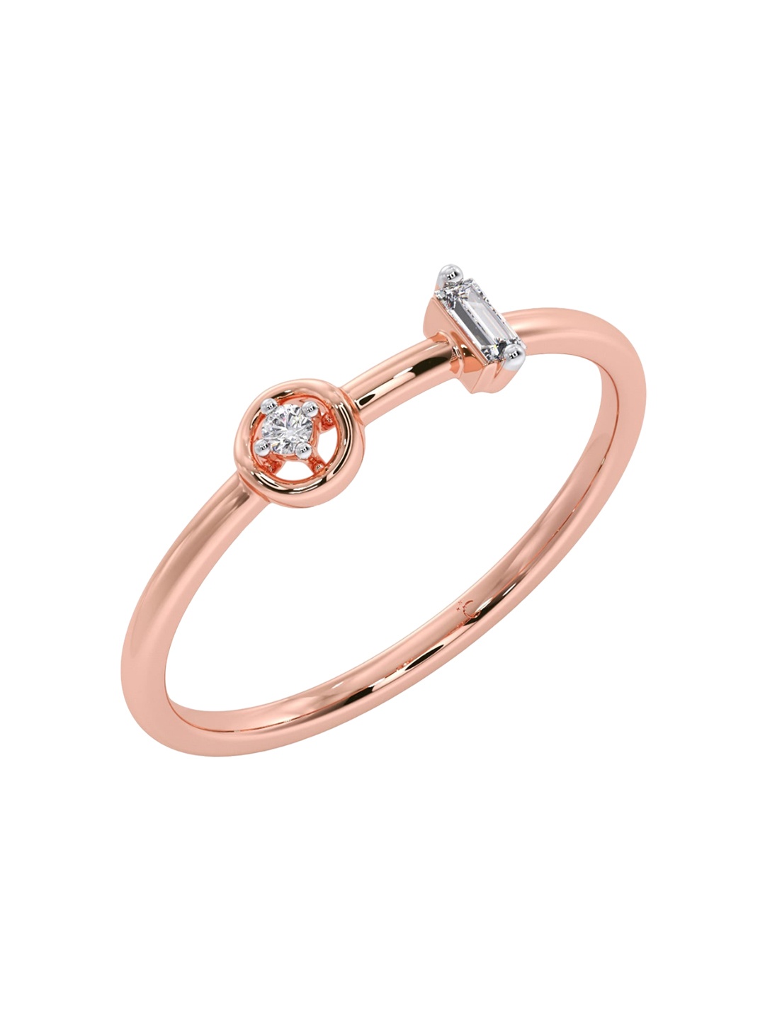 CANDERE A KALYAN JEWELLERS COMPANY BIS Hallmark 18KT Rose Gold Diamond Finger Ring-1.45gm
CANDERE A KALYAN JEWELLERS COMPANY BIS Hallmark 18KT Rose Gold Diamond Finger Ring-1.45gm