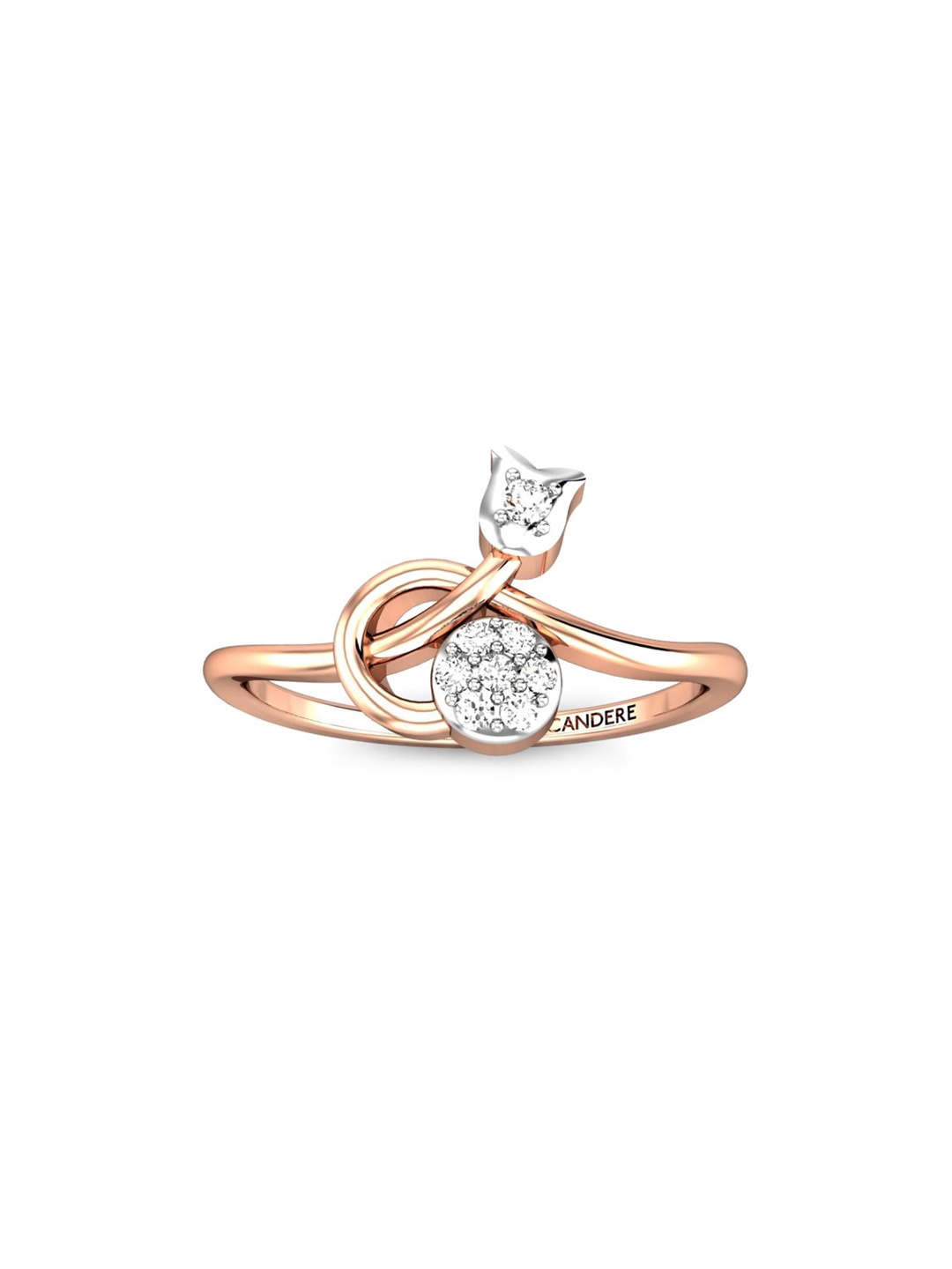 CANDERE A KALYAN JEWELLERS COMPANY BIS Hallmark 18KT Rose Gold Diamond Finger Ring-1.63gm
CANDERE A KALYAN JEWELLERS COMPANY BIS Hallmark 18KT Rose Gold Diamond Finger Ring-1.63gm