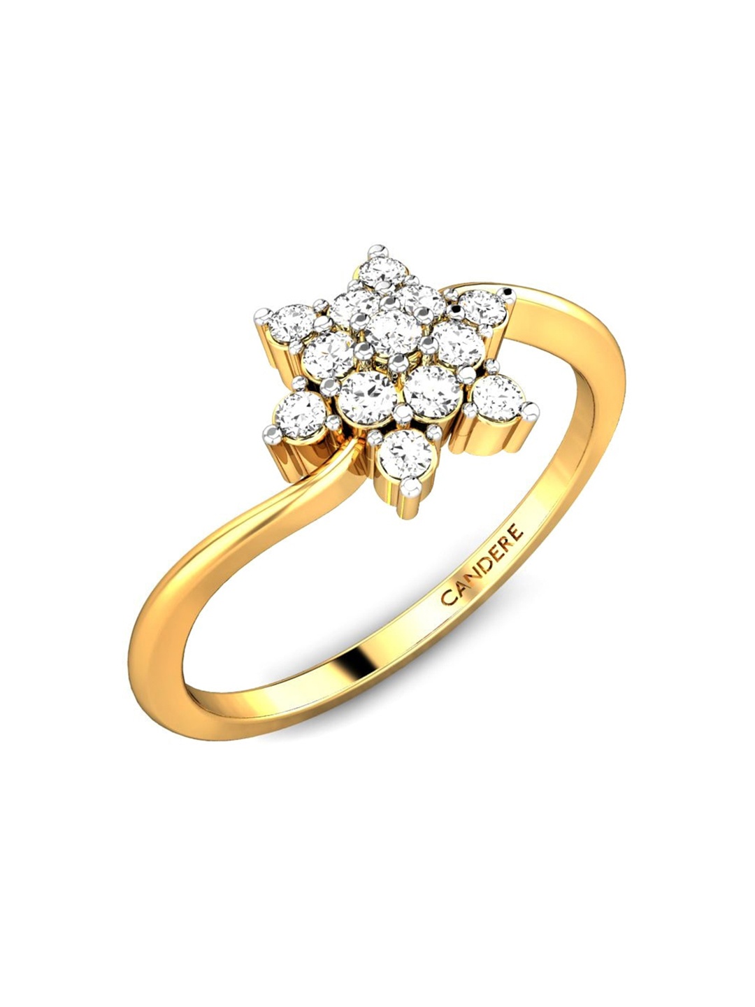 CANDERE A KALYAN JEWELLERS COMPANY BIS Hallmark 18KT Gold Diamond Finger Ring-1.81gm
CANDERE A KALYAN JEWELLERS COMPANY BIS Hallmark 18KT Gold Diamond Finger Ring-1.81gm
