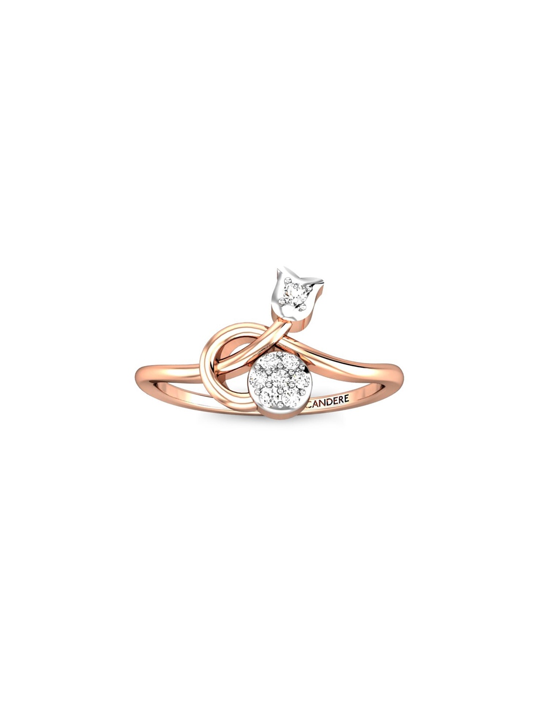 CANDERE A KALYAN JEWELLERS COMPANY BIS Hallmark 18KT Rose Gold Diamond Finger Ring-1.85gm
CANDERE A KALYAN JEWELLERS COMPANY BIS Hallmark 18KT Rose Gold Diamond Finger Ring-1.85gm
