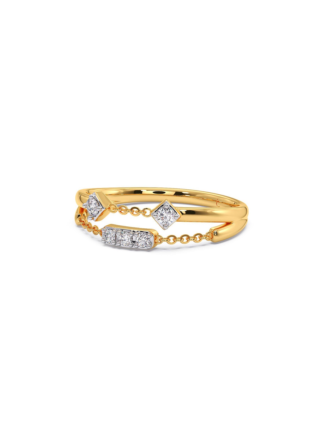 CANDERE A KALYAN JEWELLERS COMPANY BIS Hallmark 14KT Gold Diamond Finger Ring-2.27gm
CANDERE A KALYAN JEWELLERS COMPANY BIS Hallmark 14KT Gold Diamond Finger Ring-2.27gm