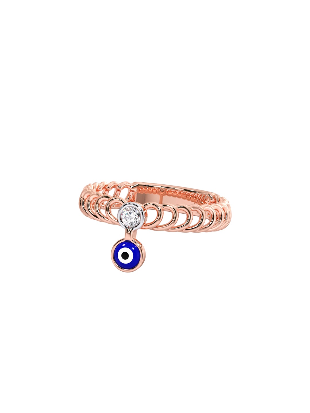 CANDERE A KALYAN JEWELLERS COMPANY BIS Hallmark 14KT Rose Gold Diamond Finger Ring-2.21gm
CANDERE A KALYAN JEWELLERS COMPANY BIS Hallmark 14KT Rose Gold Diamond Finger Ring-2.21gm