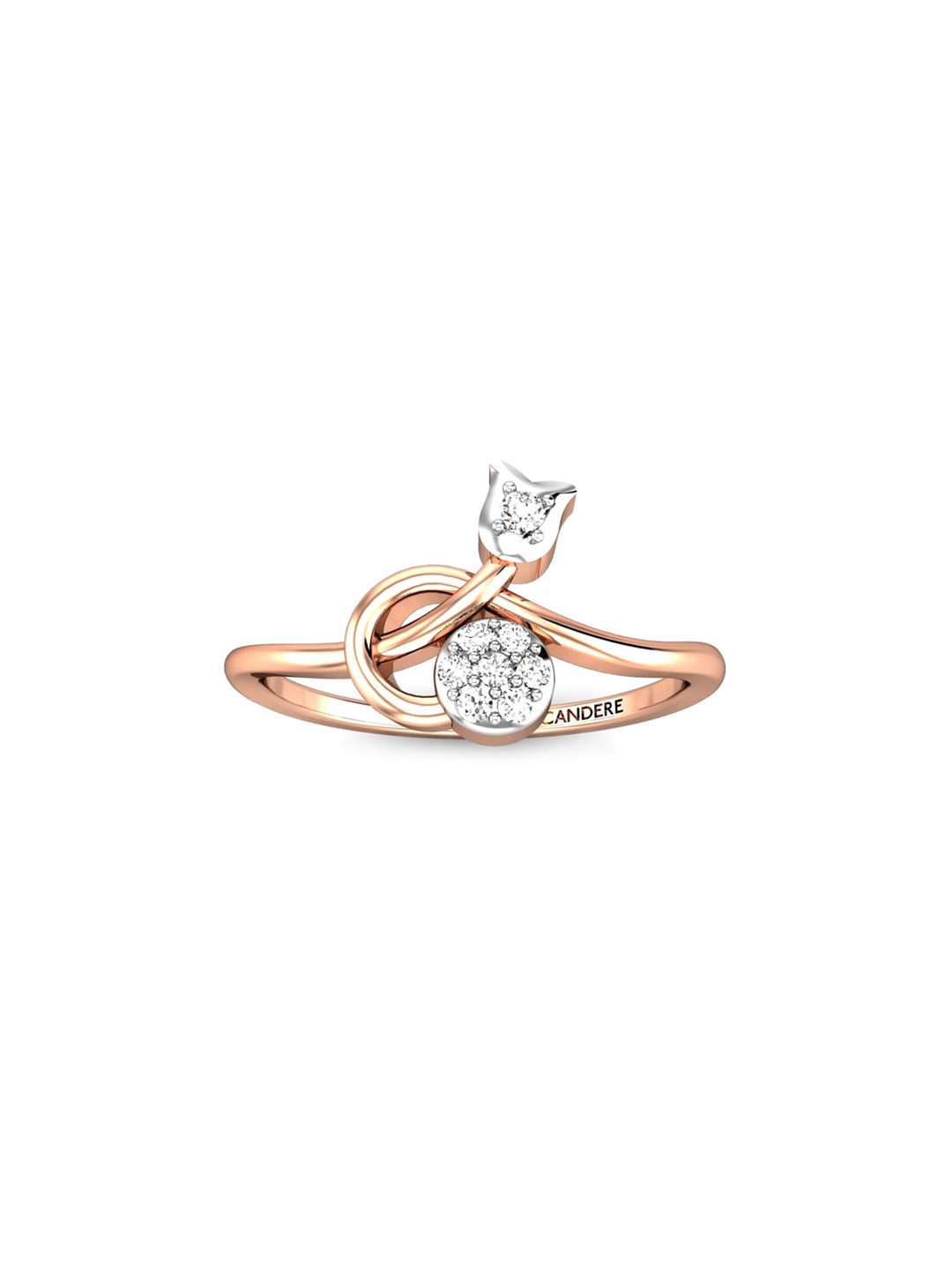 CANDERE A KALYAN JEWELLERS COMPANY BIS Hallmark 18KT Rose Gold Diamond Finger Ring-1.53gm
CANDERE A KALYAN JEWELLERS COMPANY BIS Hallmark 18KT Rose Gold Diamond Finger Ring-1.53gm