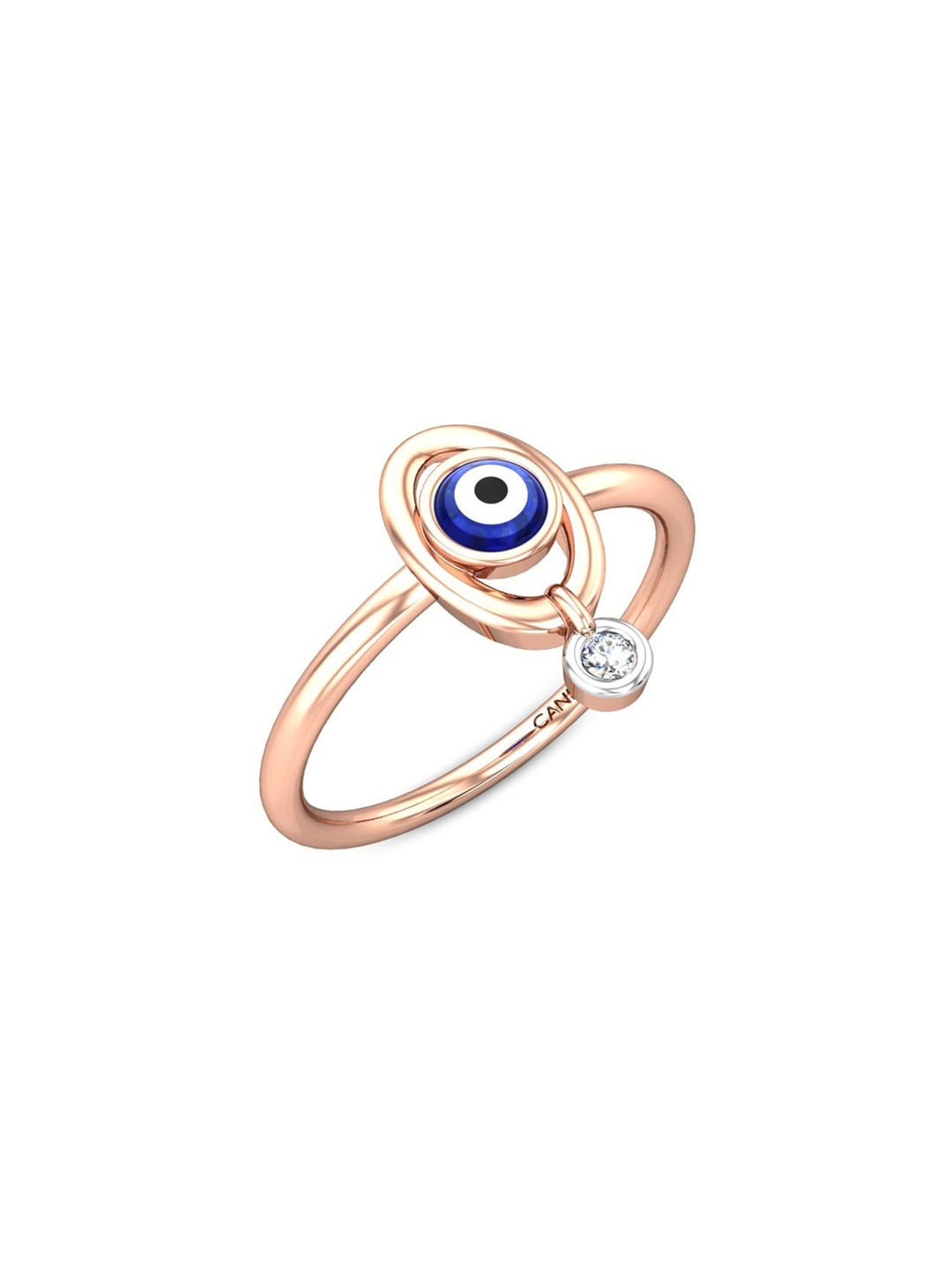 CANDERE A KALYAN JEWELLERS COMPANY 14KT (585) Rose Gold Diamond Studded Ring-1.42 gm
CANDERE A KALYAN JEWELLERS COMPANY 14KT (585) Rose Gold Diamond Studded Ring-1.42 gm
