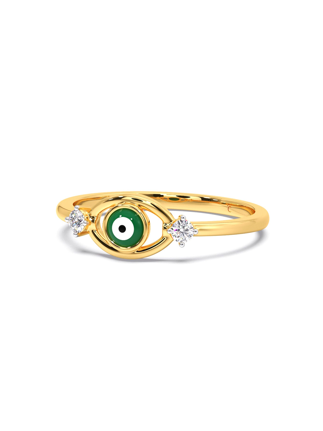 CANDERE A KALYAN JEWELLERS COMPANY 18KT (750) Gold Diamond-Studded Finger Ring-1.99gm
CANDERE A KALYAN JEWELLERS COMPANY 18KT (750) Gold Diamond-Studded Finger Ring-1.99gm