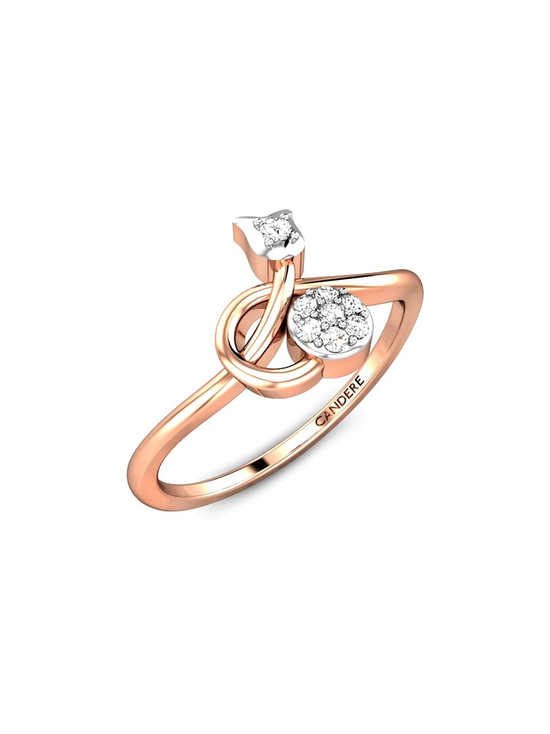 CANDERE A KALYAN JEWELLERS COMPANY BIS Hallmark 14KT Rose Gold Diamond Finger Ring-1.24gm
CANDERE A KALYAN JEWELLERS COMPANY BIS Hallmark 14KT Rose Gold Diamond Finger Ring-1.24gm