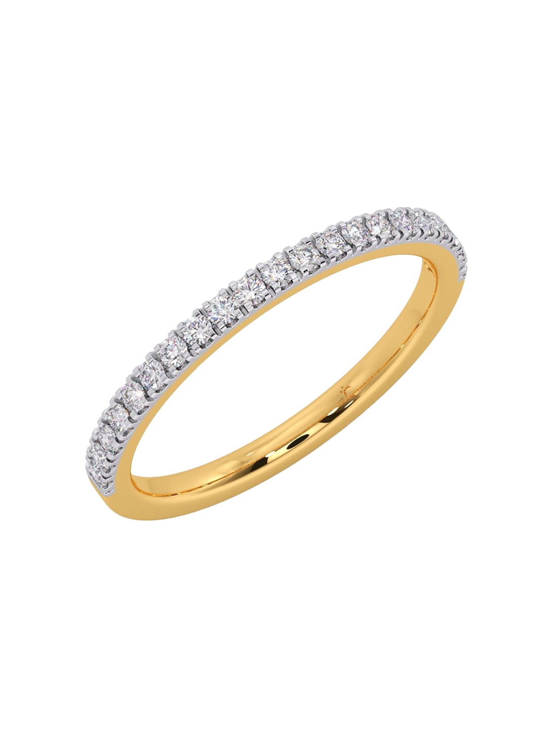 CANDERE A KALYAN JEWELLERS COMPANY 18KT (750) Gold Diamond Studded Ring-1.66 gm
CANDERE A KALYAN JEWELLERS COMPANY 18KT (750) Gold Diamond Studded Ring-1.66 gm