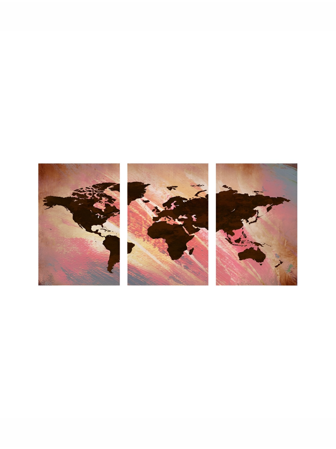 999Store Brown & Pink 3 Pieces Canvas World Map Printed Wall Art
999Store Brown & Pink 3 Pieces Canvas World Map Printed Wall Art