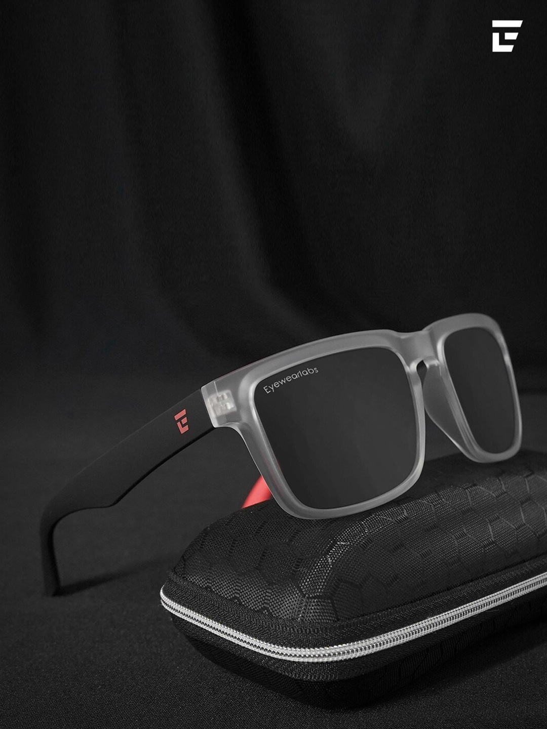 Eyewearlabs Unisex Sunglasses With Polarised & UV Protected Lens ELCTornadoBlackSC1EL1133, Black
Eyewearlabs Unisex Sunglasses With Polarised & UV Protected Lens ELCTornadoBlackSC1EL1133, Black