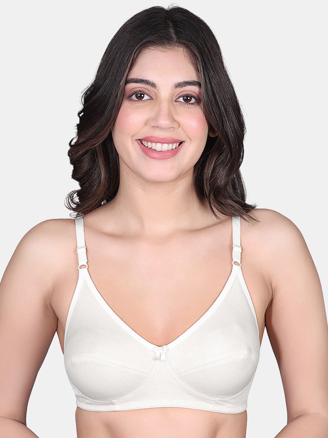 SKDREAMS Full Coverage Non Padded Non-Wired Cotton Everyday Bra-All Day Comfort, White
SKDREAMS Full Coverage Non Padded Non-Wired Cotton Everyday Bra-All Day Comfort, White