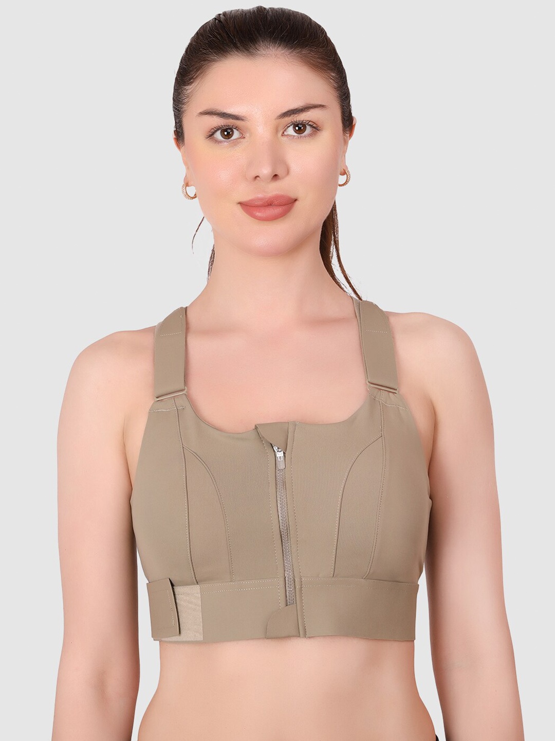 BRACHY Full Coverage Lightly Padded Non-Wired Anti Odour Workout Bra- All Day Comfort, Khaki
BRACHY Full Coverage Lightly Padded Non-Wired Anti Odour Workout Bra- All Day Comfort, Khaki