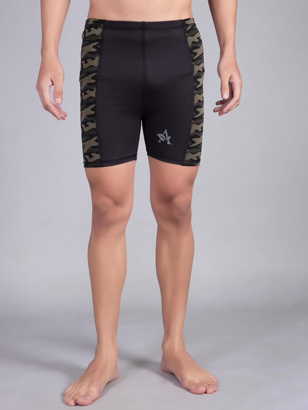 BRACHY Men Swim Bottoms, Black 
BRACHY Men Swim Bottoms, Black