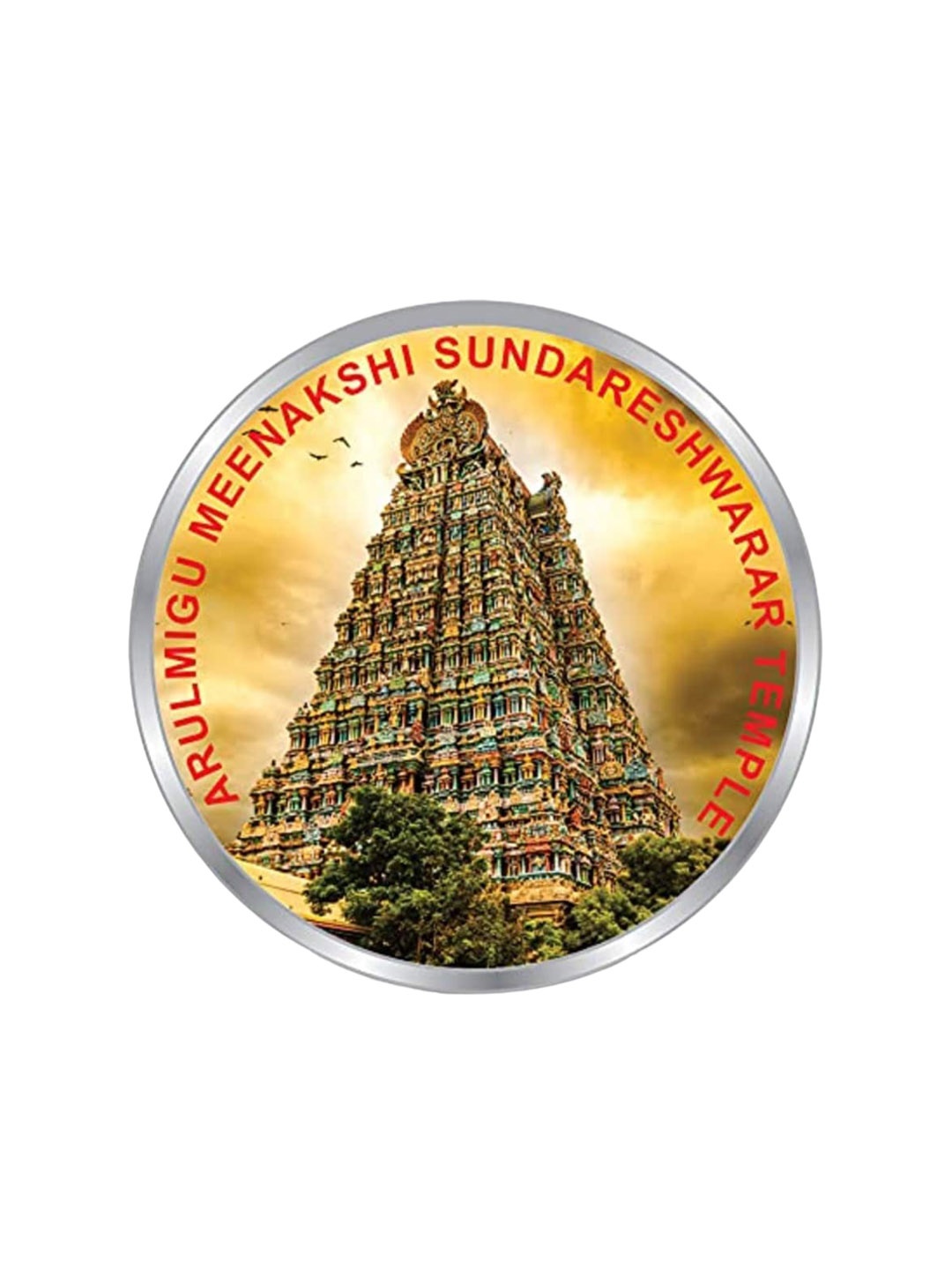 Precious Moments Arulmigu Meenakshi Sundareshwarar Temple 999 Pure Silver Coin-20 gram
Precious Moments Arulmigu Meenakshi Sundareshwarar Temple 999 Pure Silver Coin-20 gram