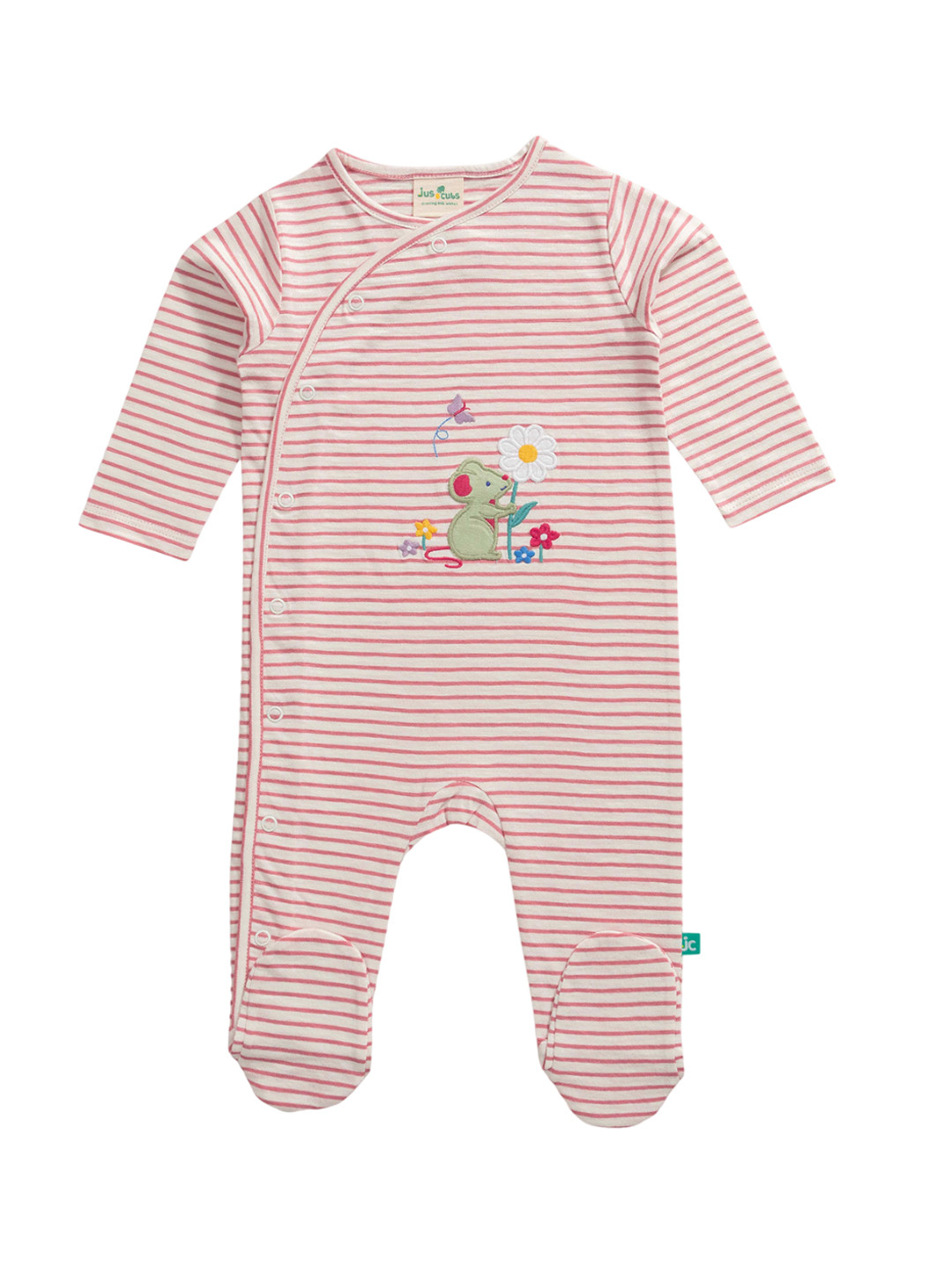 JusCubs Girls Embroidered Sleepsuit, Pink
JusCubs Girls Embroidered Sleepsuit, Pink