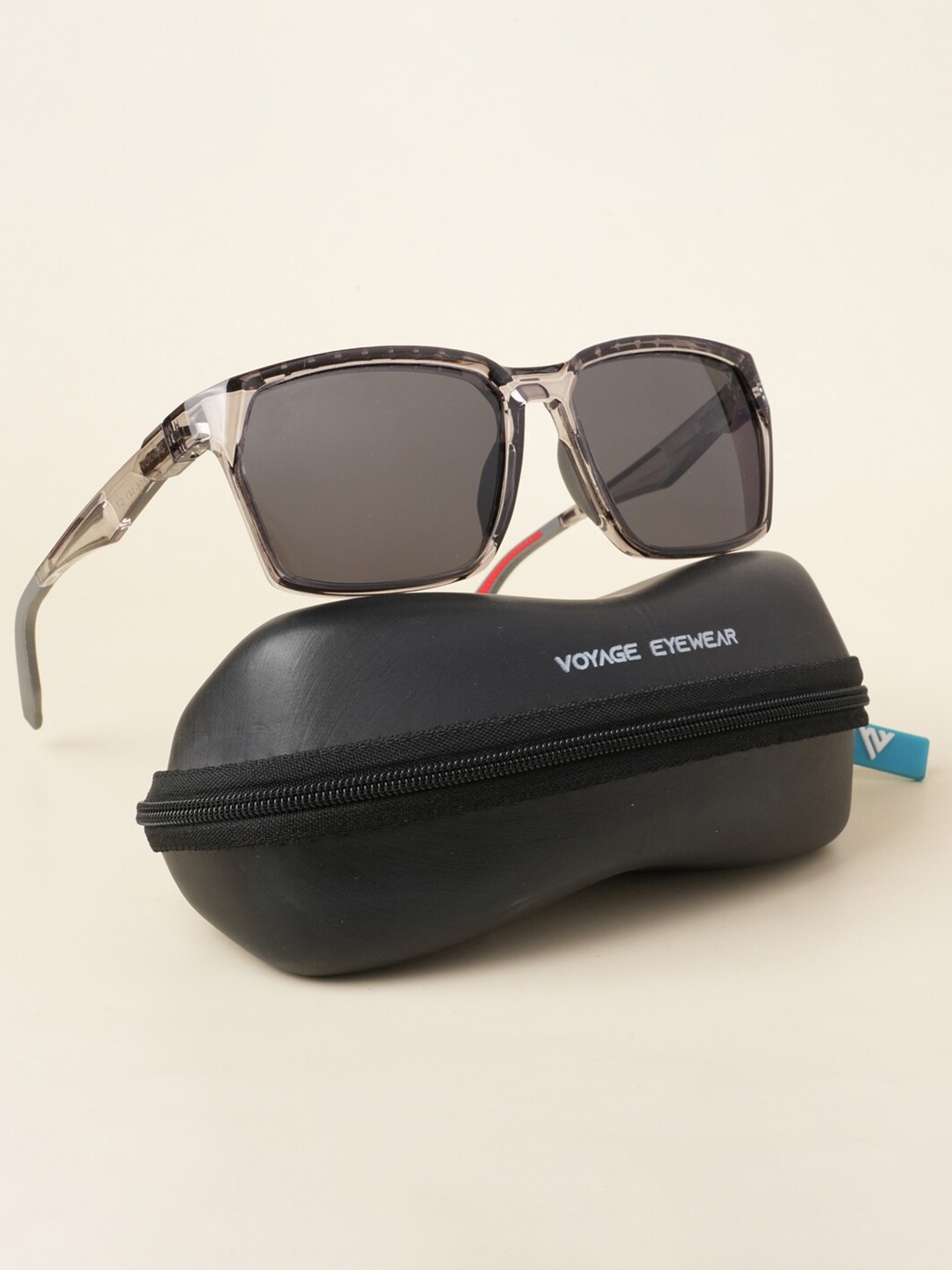 Voyage Unisex Wayfarer Sunglasses with Polarised and UV Protected Lens-58694PMG5285, Black
Voyage Unisex Wayfarer Sunglasses with Polarised and UV Protected Lens-58694PMG5285, Black