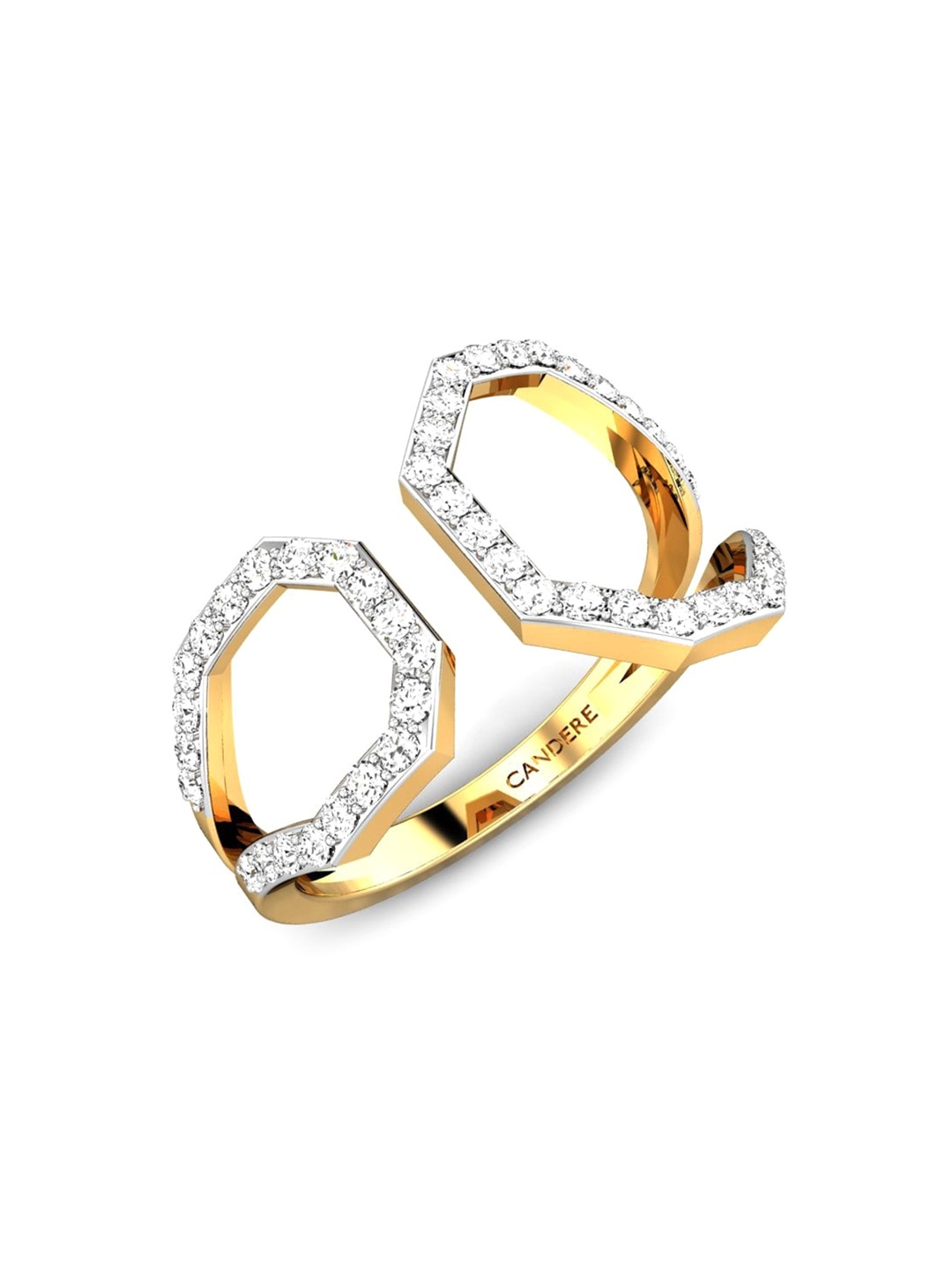 CANDERE A KALYAN JEWELLERS COMPANY 18KT (750) Gold Cubic Zirconia Studded Ring-2.1 gm
CANDERE A KALYAN JEWELLERS COMPANY 18KT (750) Gold Cubic Zirconia Studded Ring-2.1 gm
