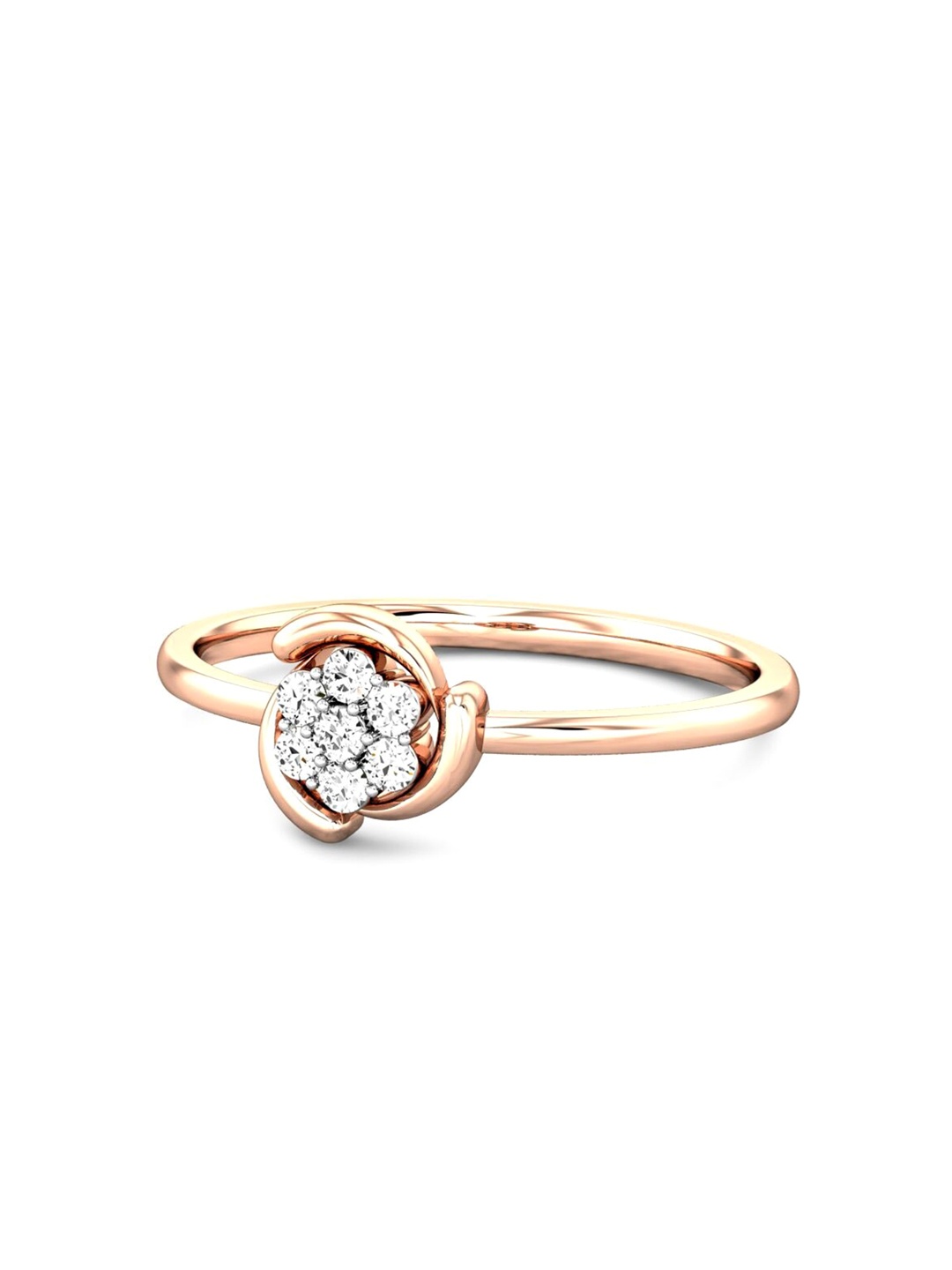 CANDERE A KALYAN JEWELLERS COMPANY 14KT (585) Gold CZ Studded Finger Ring-1.49gm, Rose gold
CANDERE A KALYAN JEWELLERS COMPANY 14KT (585) Gold CZ Studded Finger Ring-1.49gm, Rose gold