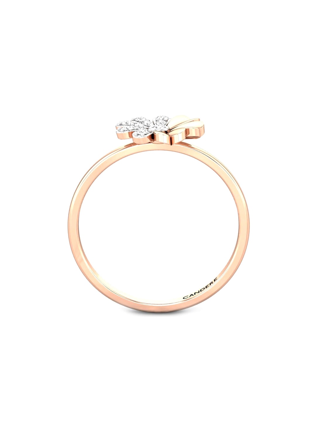 CANDERE A KALYAN JEWELLERS COMPANY 18KT (750) Rose Gold Cubic Zirconia Studded Ring-1.54gm
CANDERE A KALYAN JEWELLERS COMPANY 18KT (750) Rose Gold Cubic Zirconia Studded Ring-1.54gm