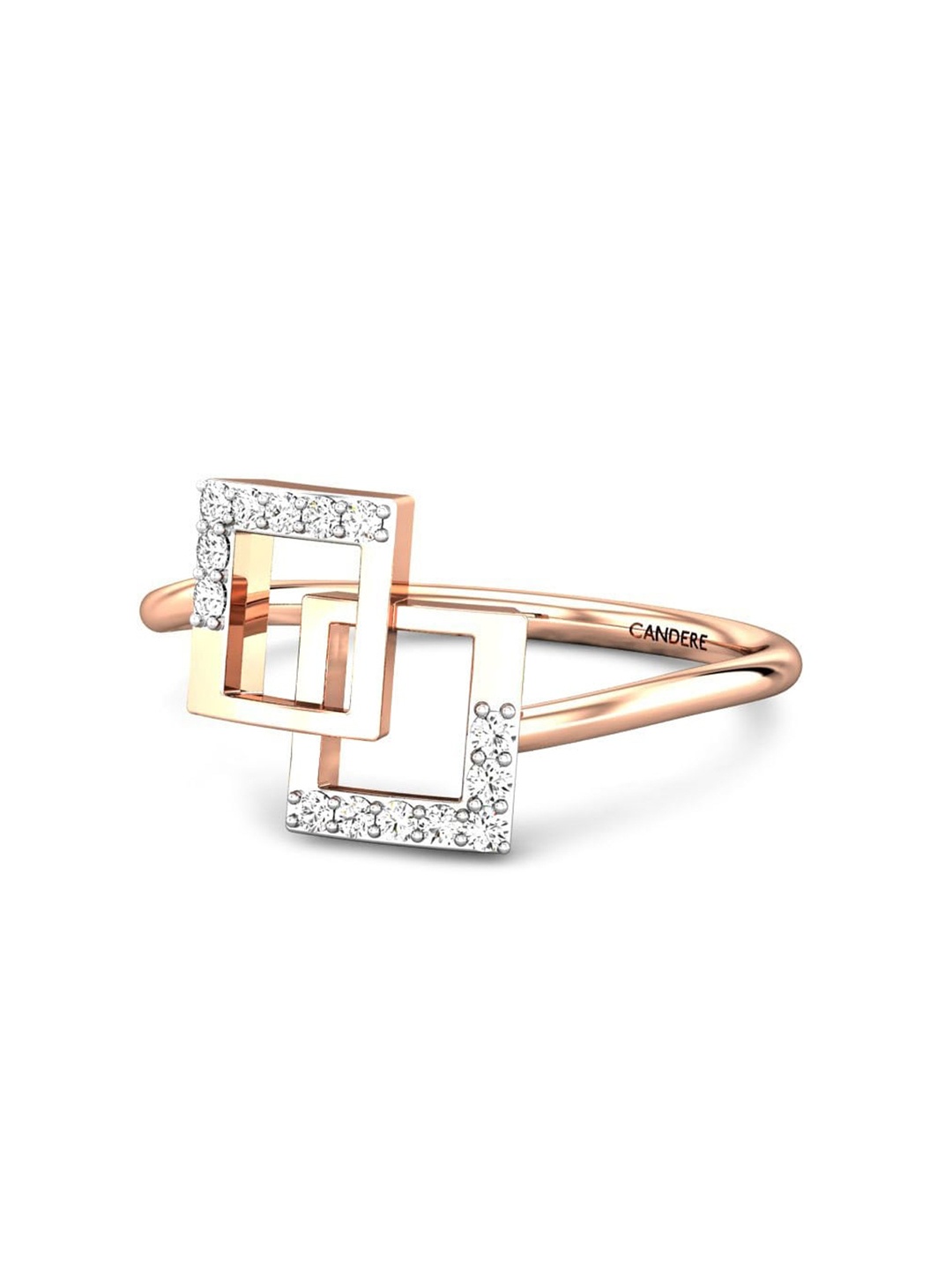 CANDERE A KALYAN JEWELLERS COMPANY 18KT (750) Rose Gold Cubic Zirconia Studded Ring-1.68gm
CANDERE A KALYAN JEWELLERS COMPANY 18KT (750) Rose Gold Cubic Zirconia Studded Ring-1.68gm