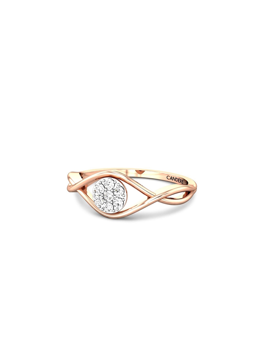 CANDERE A KALYAN JEWELLERS COMPANY 14KT (585) Rose Gold Cubic Zirconia Studded Ring-1.76gm
CANDERE A KALYAN JEWELLERS COMPANY 14KT (585) Rose Gold Cubic Zirconia Studded Ring-1.76gm