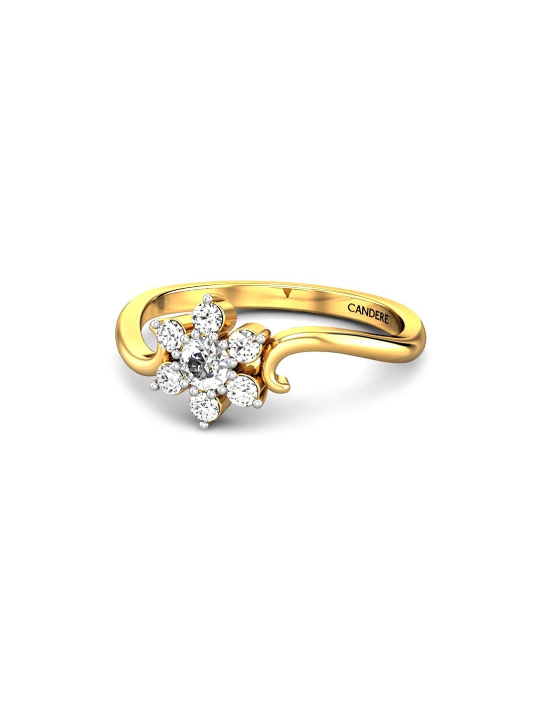 CANDERE A KALYAN JEWELLERS COMPANY BIS Hallmark 22KT (916) Gold CZ-Studded Ring-2.15gm
CANDERE A KALYAN JEWELLERS COMPANY BIS Hallmark 22KT (916) Gold CZ-Studded Ring-2.15gm