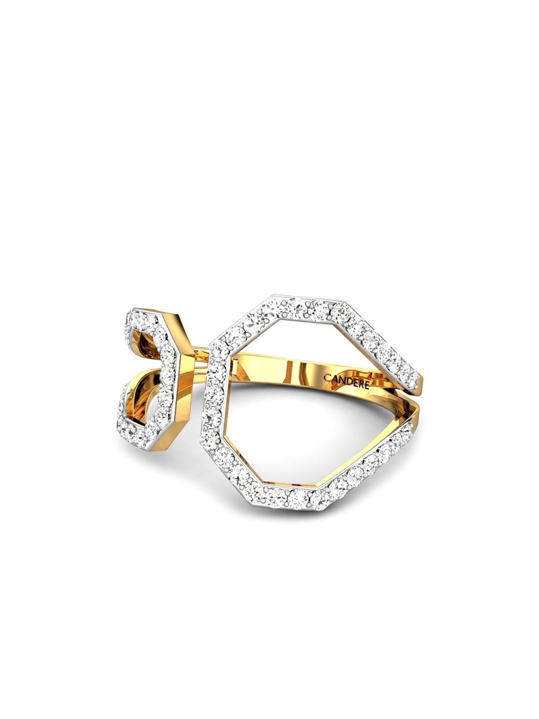 CANDERE A KALYAN JEWELLERS COMPANY BIS Hallmark 18KT (750) Gold CZ Studded Ring-1.78gm
CANDERE A KALYAN JEWELLERS COMPANY BIS Hallmark 18KT (750) Gold CZ Studded Ring-1.78gm