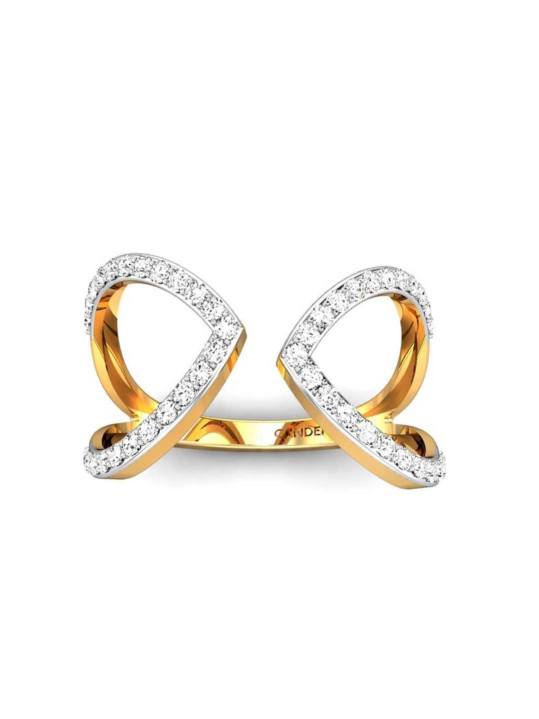 CANDERE A KALYAN JEWELLERS COMPANY BIS Hallmark 18KT (750) Gold CZ Studded Ring-2.1gm
CANDERE A KALYAN JEWELLERS COMPANY BIS Hallmark 18KT (750) Gold CZ Studded Ring-2.1gm