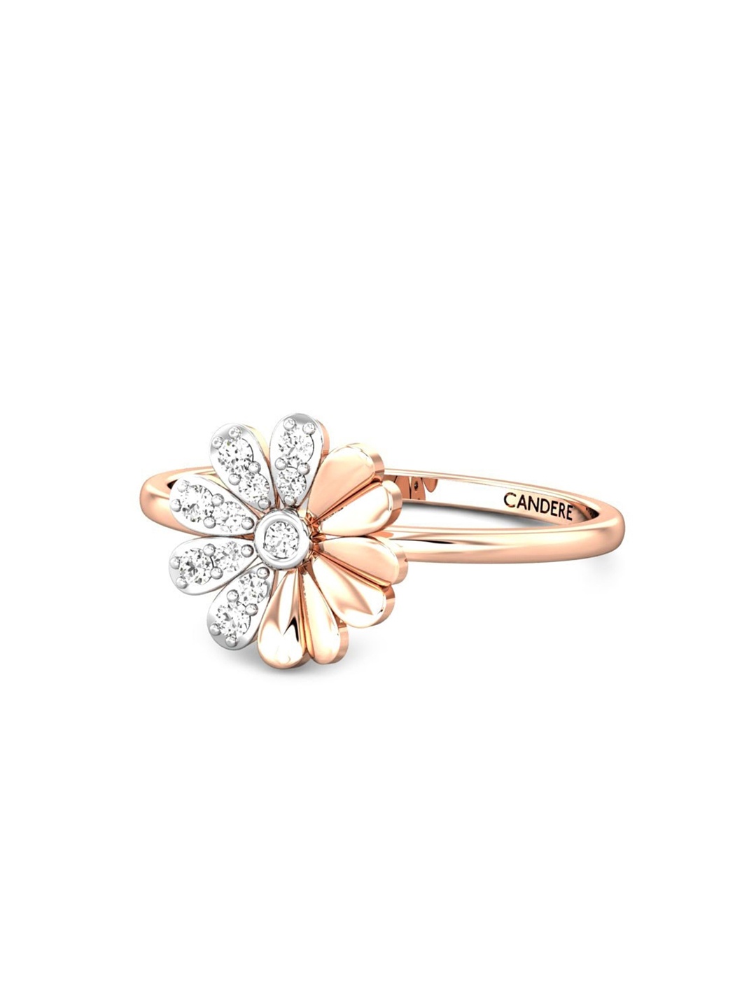 CANDERE A KALYAN JEWELLERS COMPANY BIS Hallmark 14KT (585) Rose Gold CZStudded Ring-1.25gm
CANDERE A KALYAN JEWELLERS COMPANY BIS Hallmark 14KT (585) Rose Gold CZStudded Ring-1.25gm