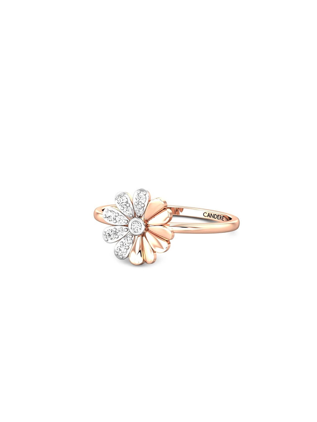 CANDERE A KALYAN JEWELLERS COMPANY 18KT (750) Rose Gold Cubic Zirconia Studded Ring1.4gm
CANDERE A KALYAN JEWELLERS COMPANY 18KT (750) Rose Gold Cubic Zirconia Studded Ring1.4gm