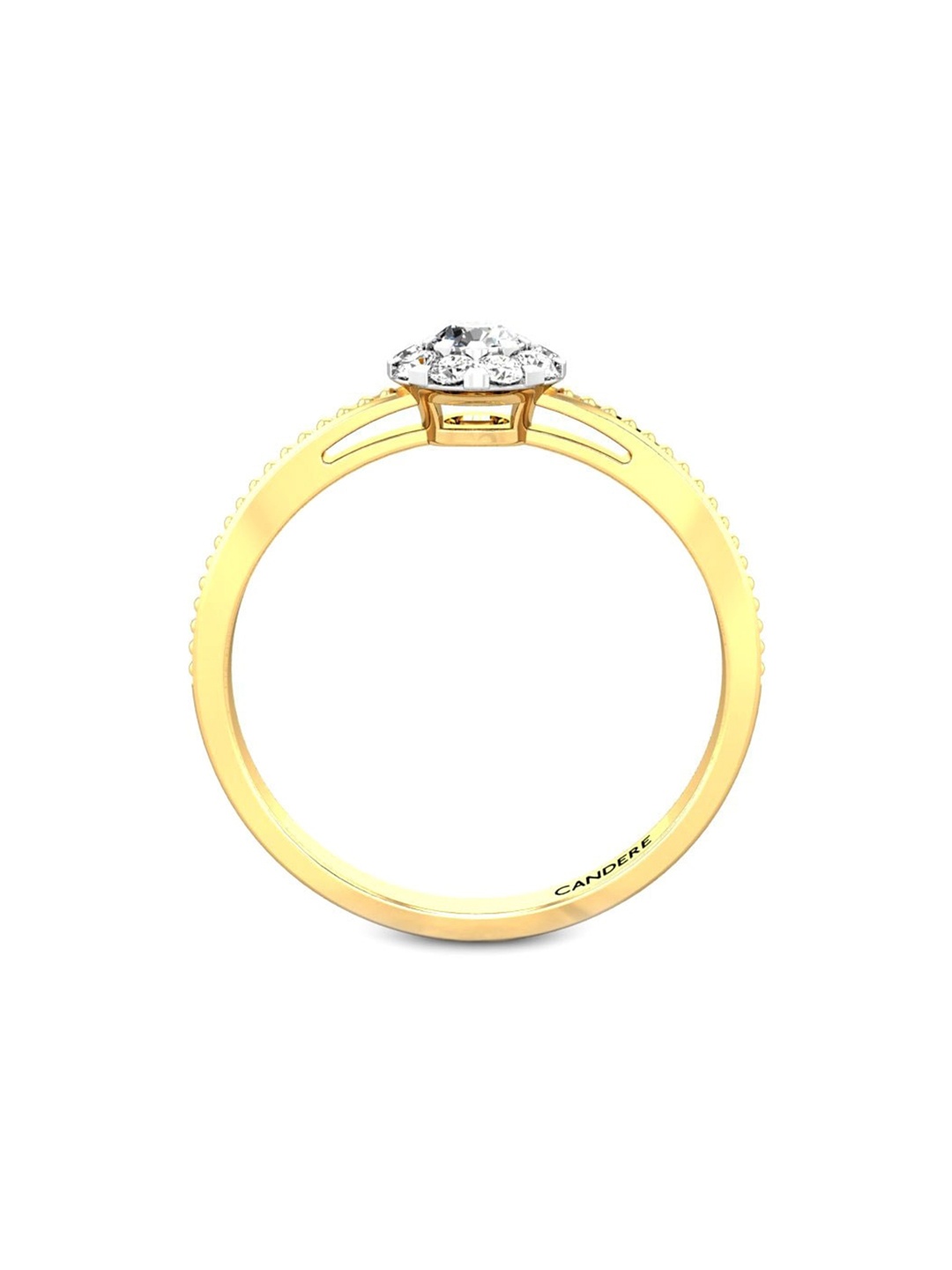 CANDERE A KALYAN JEWELLERS COMPANY 14KT (585) Gold Cubic Zirconia Studded Ring-1.08 gm
CANDERE A KALYAN JEWELLERS COMPANY 14KT (585) Gold Cubic Zirconia Studded Ring-1.08 gm