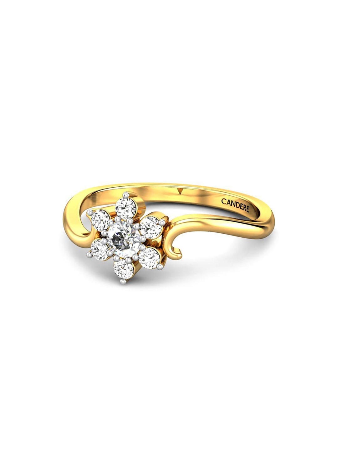 CANDERE A KALYAN JEWELLERS COMPANY 22KT (916) Gold Cubic Zirconia Studded Ring-2.54gm
CANDERE A KALYAN JEWELLERS COMPANY 22KT (916) Gold Cubic Zirconia Studded Ring-2.54gm