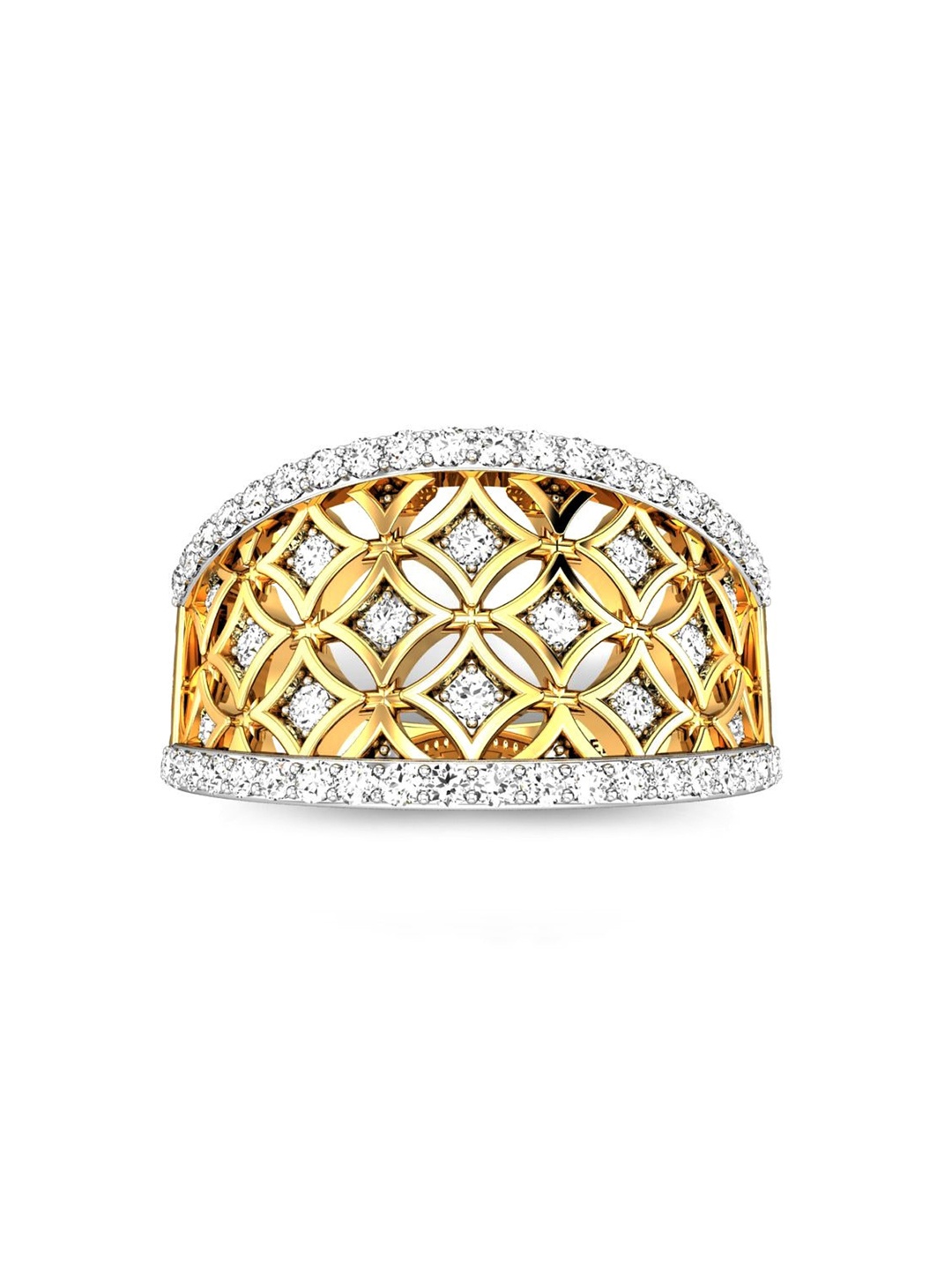 CANDERE A KALYAN JEWELLERS COMPANY 22KT (916) Gold Cubic Zirconia Studded Ring-4.47gm
CANDERE A KALYAN JEWELLERS COMPANY 22KT (916) Gold Cubic Zirconia Studded Ring-4.47gm