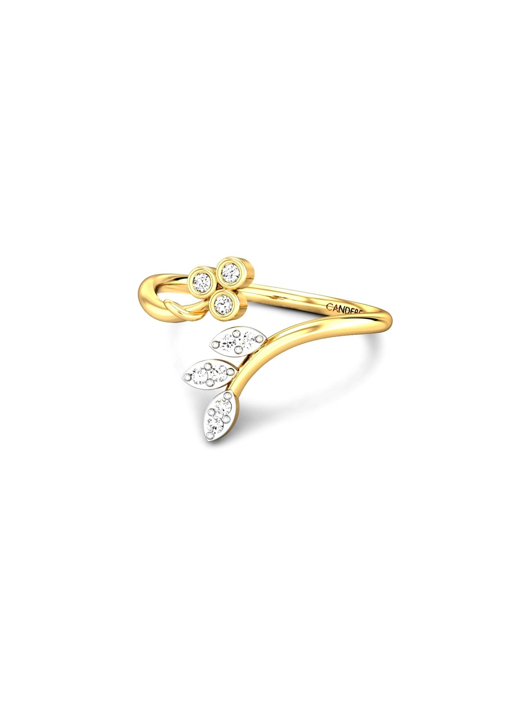 CANDERE A KALYAN JEWELLERS COMPANY 18KT (750) Gold Cubic Zirconia Studded Ring-1.7 gm
CANDERE A KALYAN JEWELLERS COMPANY 18KT (750) Gold Cubic Zirconia Studded Ring-1.7 gm