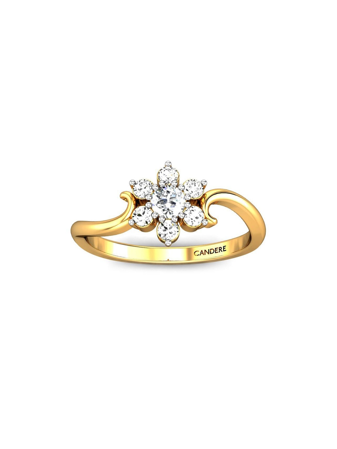 CANDERE A KALYAN JEWELLERS COMPANY 22KT (916) Gold Cubic Zirconia Studded Ring-2.03 gm
CANDERE A KALYAN JEWELLERS COMPANY 22KT (916) Gold Cubic Zirconia Studded Ring-2.03 gm