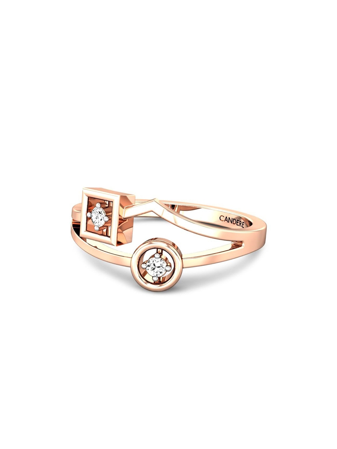 CANDERE A KALYAN JEWELLERS COMPANY 18KT (750) Rose Gold Cubic Zirconia Studded Ring-3.02gm
CANDERE A KALYAN JEWELLERS COMPANY 18KT (750) Rose Gold Cubic Zirconia Studded Ring-3.02gm