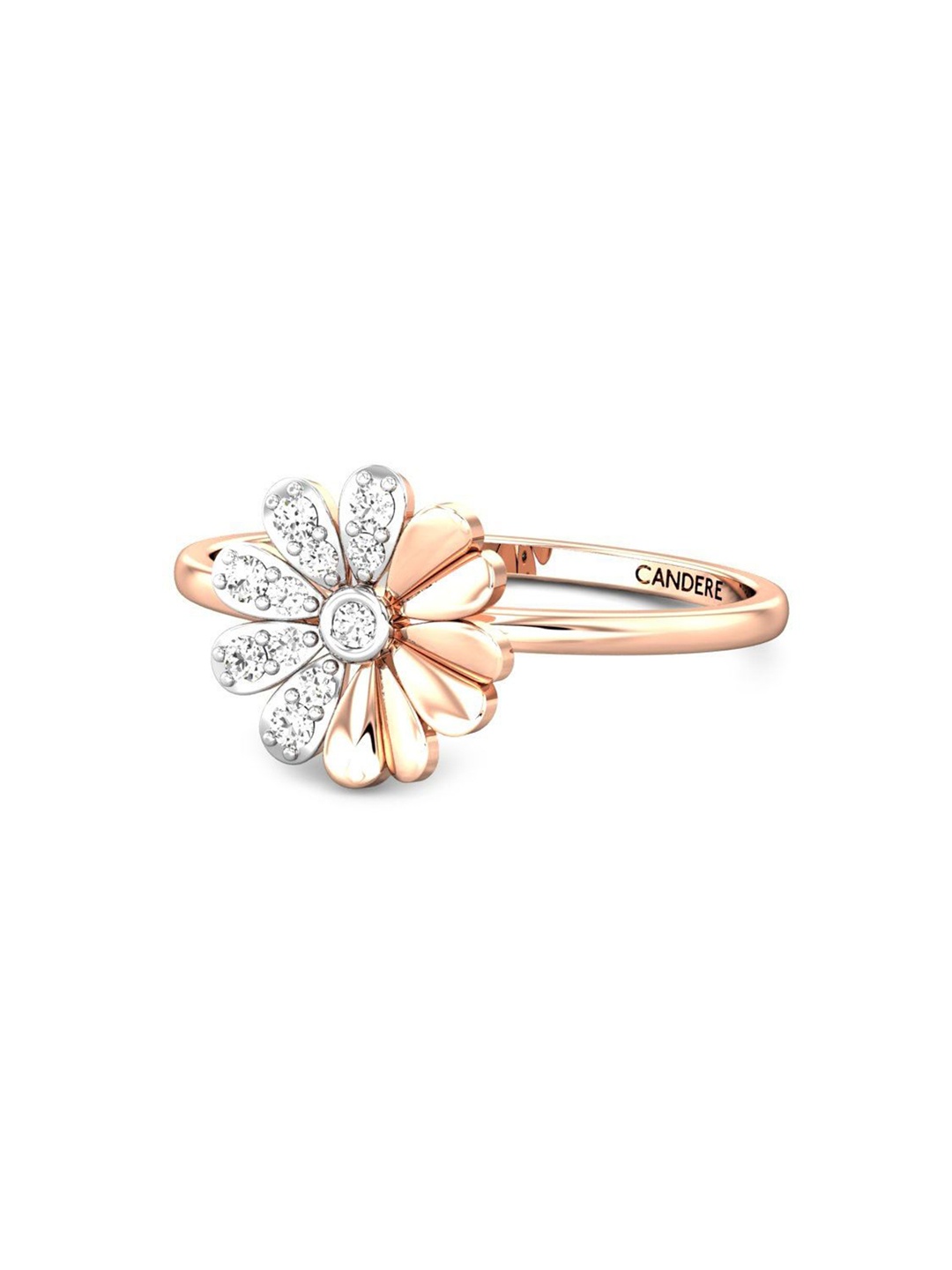 CANDERE A KALYAN JEWELLERS COMPANY 14KT (585) Rose Gold Cubic Zirconia Studded Ring-1.16gm
CANDERE A KALYAN JEWELLERS COMPANY 14KT (585) Rose Gold Cubic Zirconia Studded Ring-1.16gm