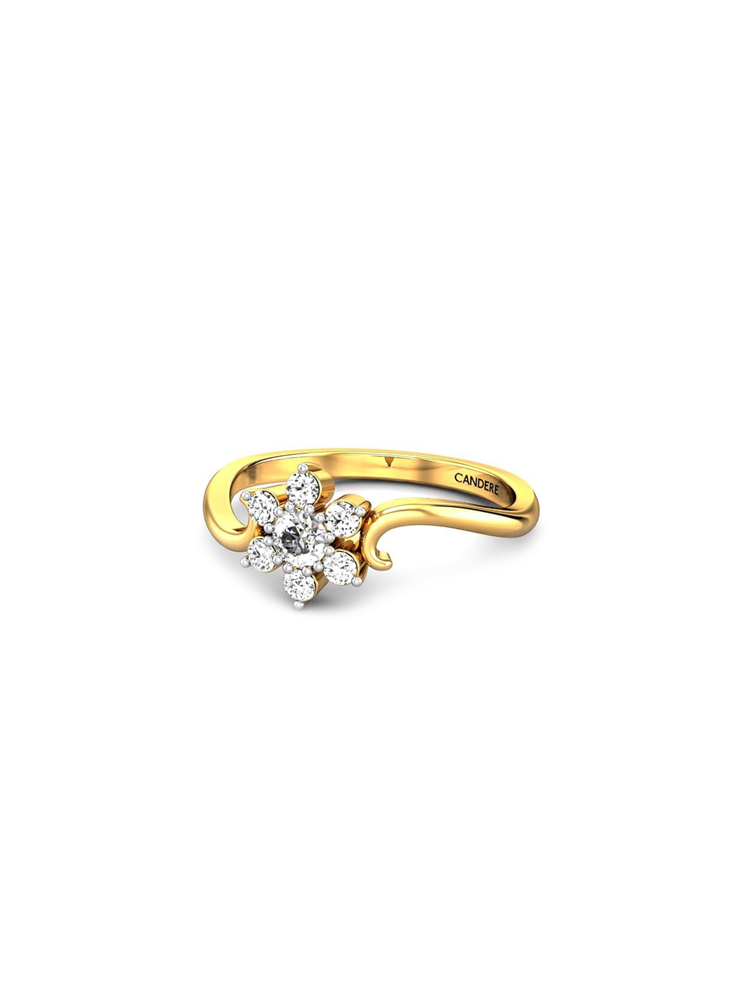 CANDERE A KALYAN JEWELLERS COMPANY 22KT (916) Gold Cubic Zirconia Studded Ring-2.19 gm
CANDERE A KALYAN JEWELLERS COMPANY 22KT (916) Gold Cubic Zirconia Studded Ring-2.19 gm